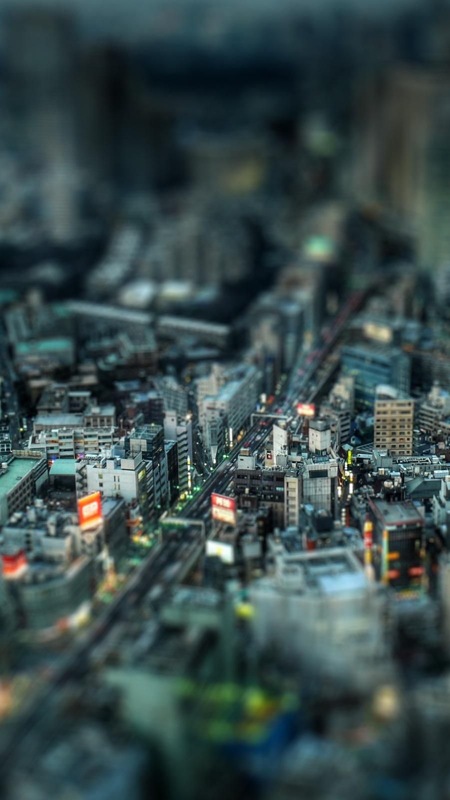 901x1600   Tilt shift city | Tilt shift Заставка изображения Заставки 