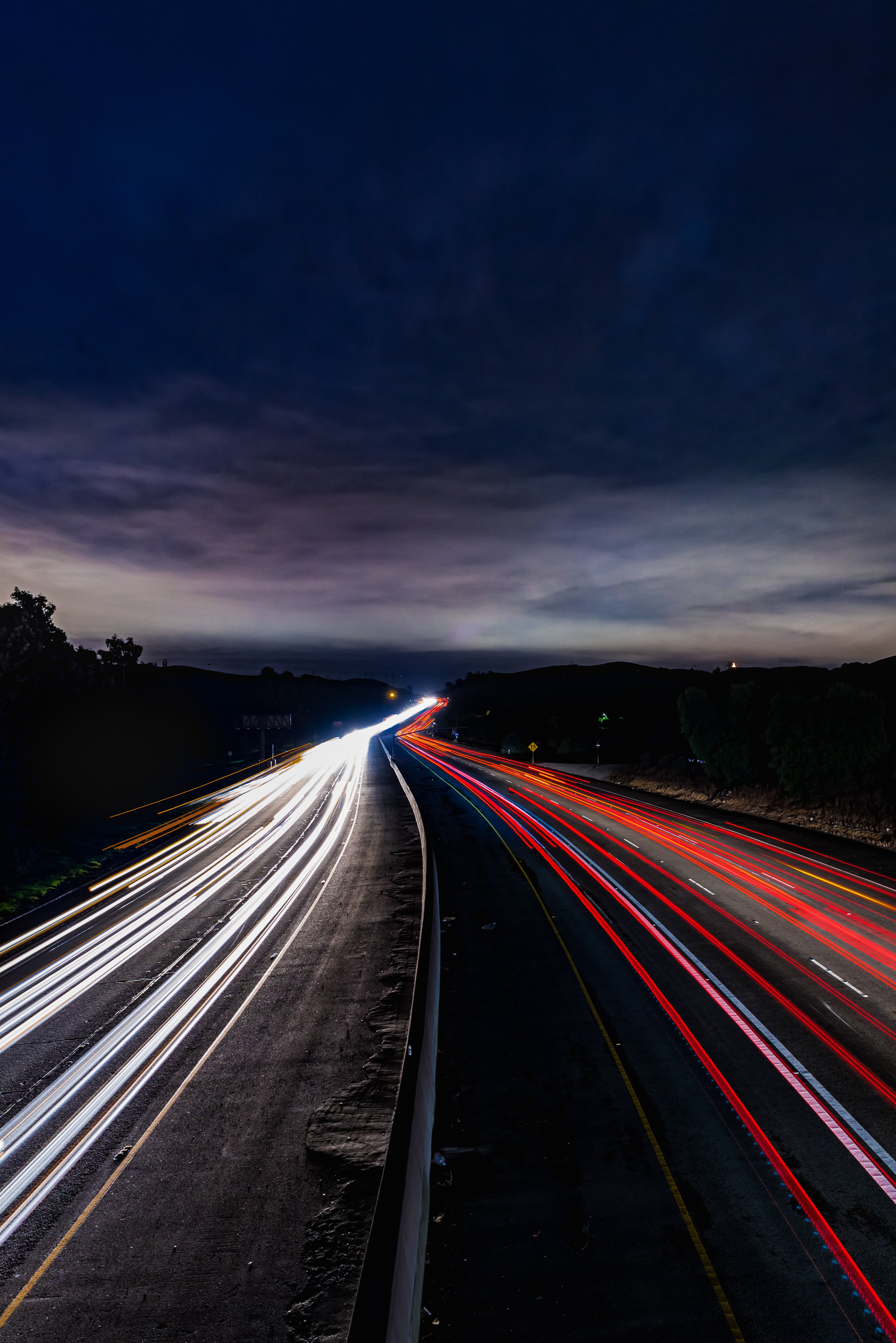 3654x5473   Highway Time Lapse Night - 3654x5473 Wallpaper - teahub.io 