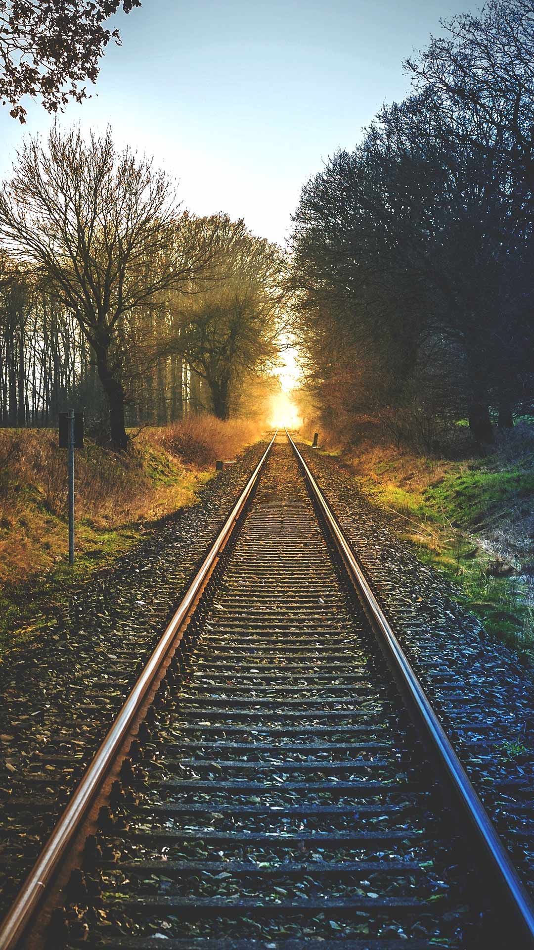 1080x1920 Train Track Android Wallpapers - Обои Cave