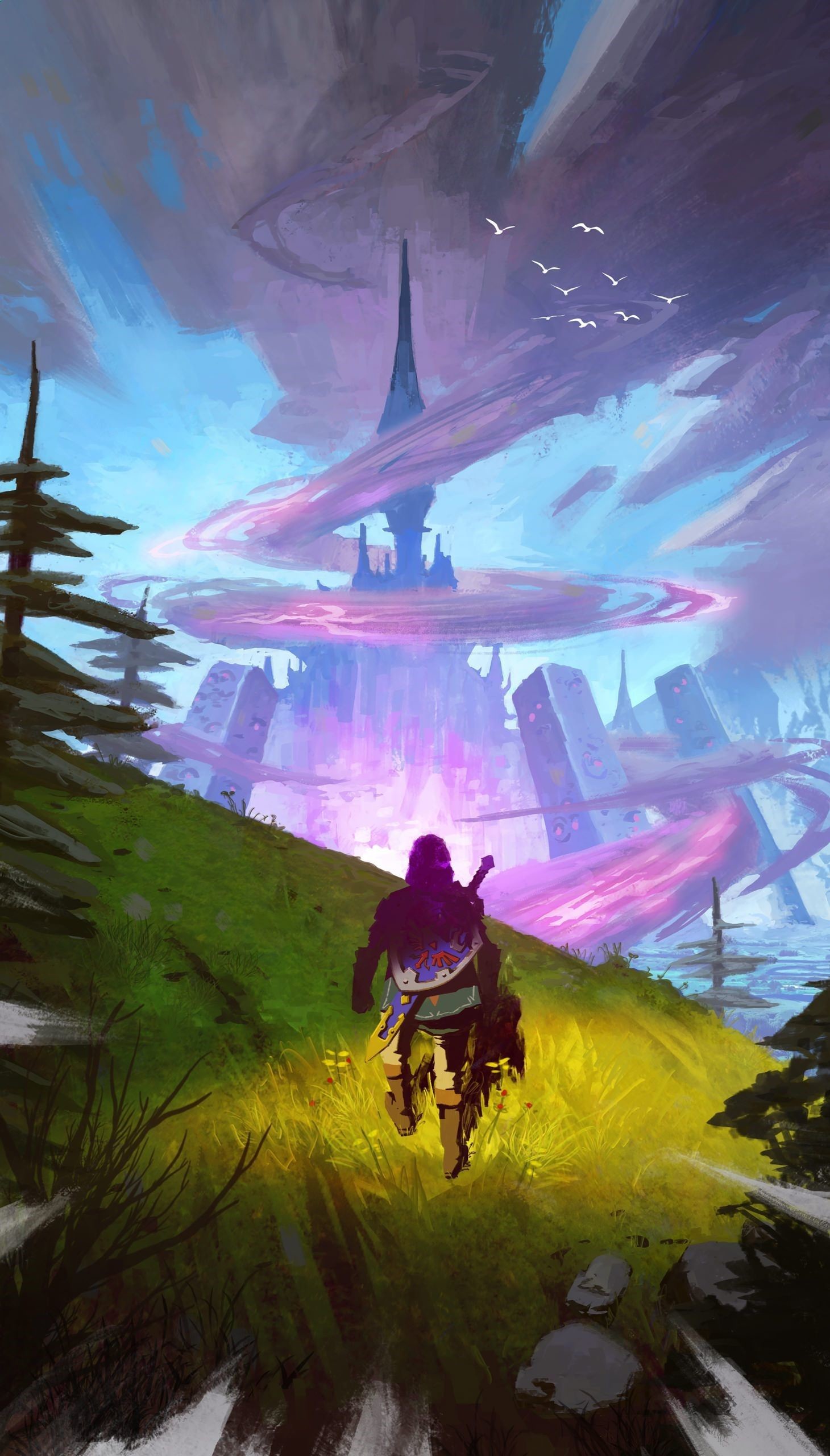 1460x2560  Legend Of Zelda обои для телефона Hd