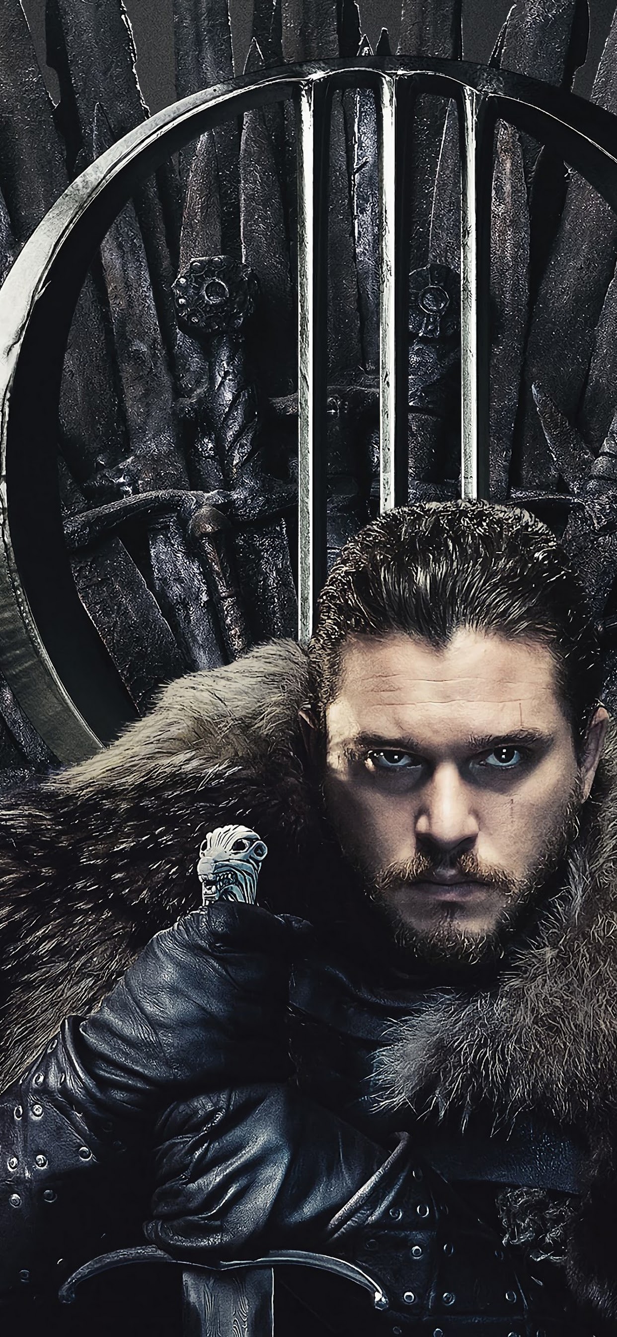 1242x2688  Jon Snow Game of Thrones Season 8 4K Wallpaper # 30 