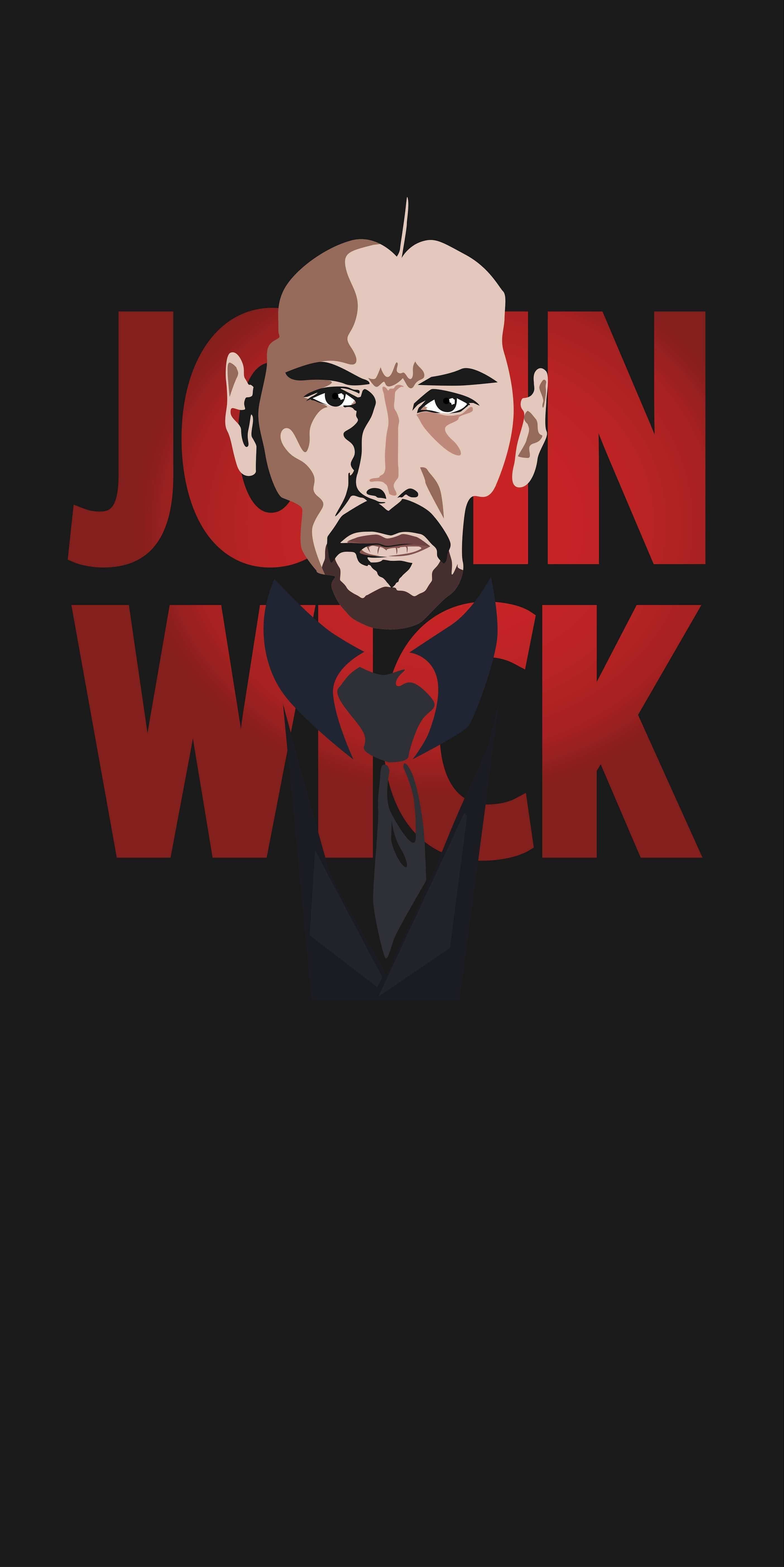 2809x5613  John Wick Art [Wallpaper] [Custom Edit]: JohnWick