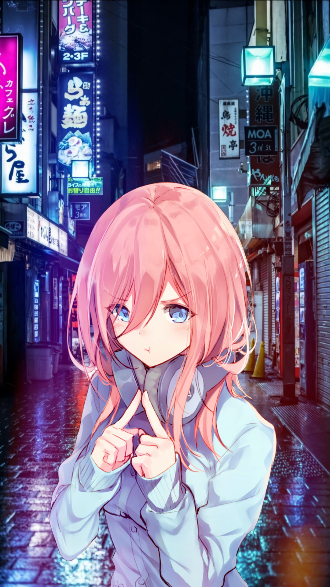 1080x1920 Wallpaper: anime girls 5 toubun no Hanayome Nakano Miku waifu2x пейзажный телефон 1080x1920 - jorgehardt - 1931927 - HD обои - WallHere