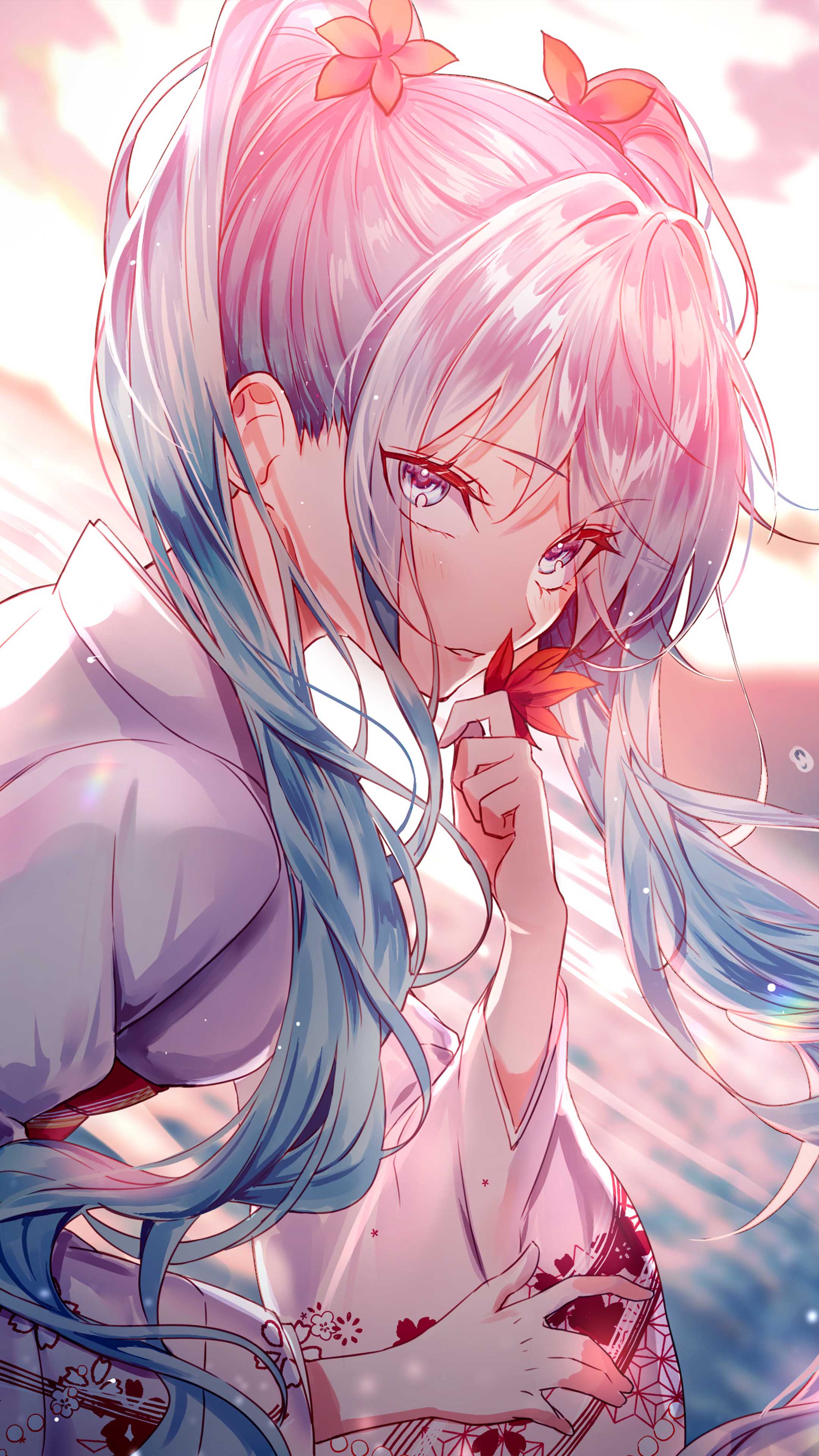 2160x3840 Lock Экран Iphone Cute Anime Girl Wallpaper - Novocom.top 