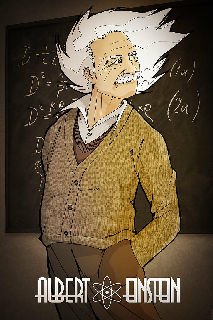 728x1095  Albert Einstein Mobile Hd Wallpapers - Обои Cave