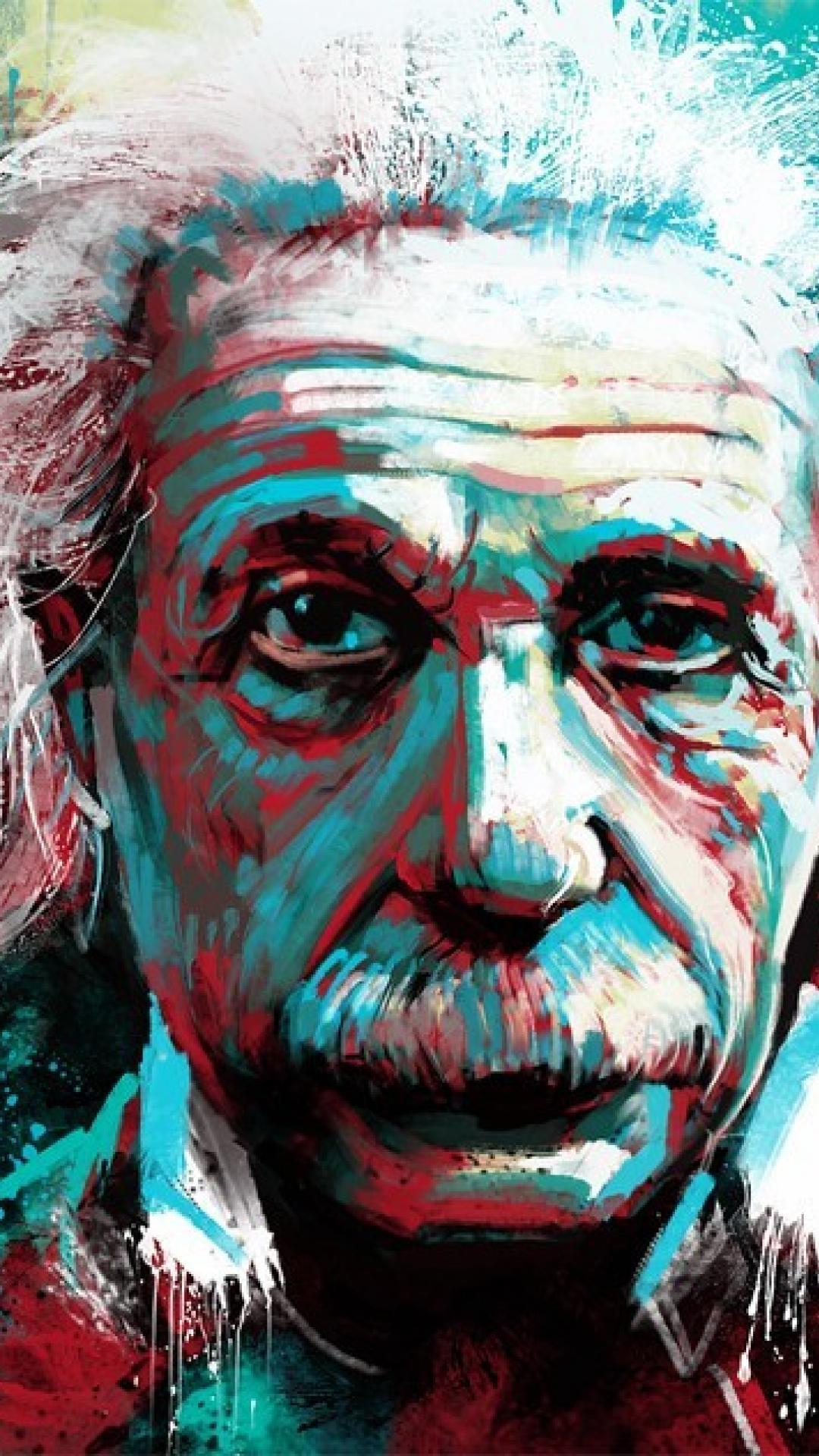 1080x1920  Albert Einstein iPhone XS Скачать обои