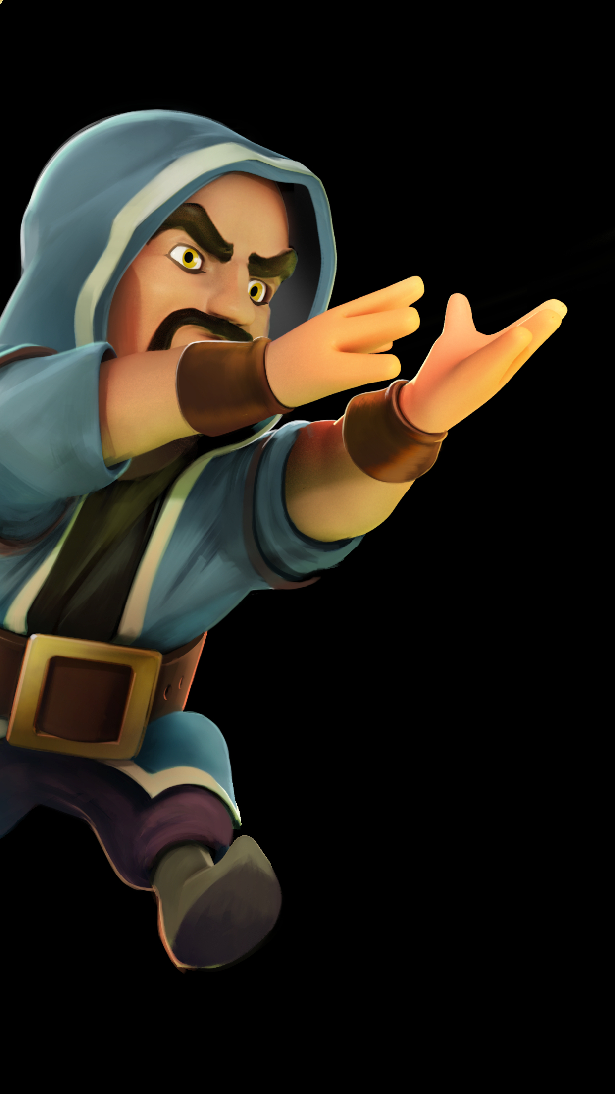1242x2208   92+] Clash Of Clans Wizard Обои на обоиSafari