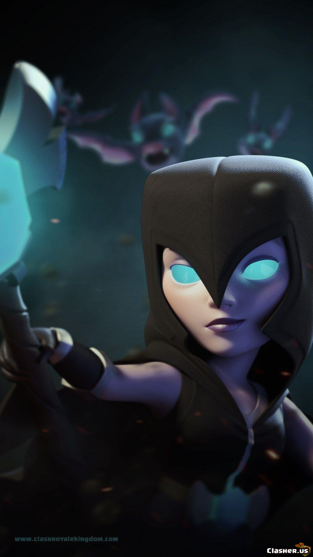 1080x1920  Night Witch \ u0026 bat mobile - Обои Clash of Clans | Clasher.us 