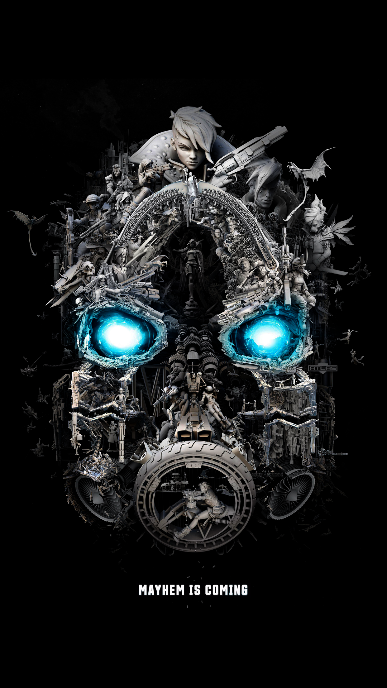 1242x2208  Borderlands 3 Обои для телефона - Обои Cave