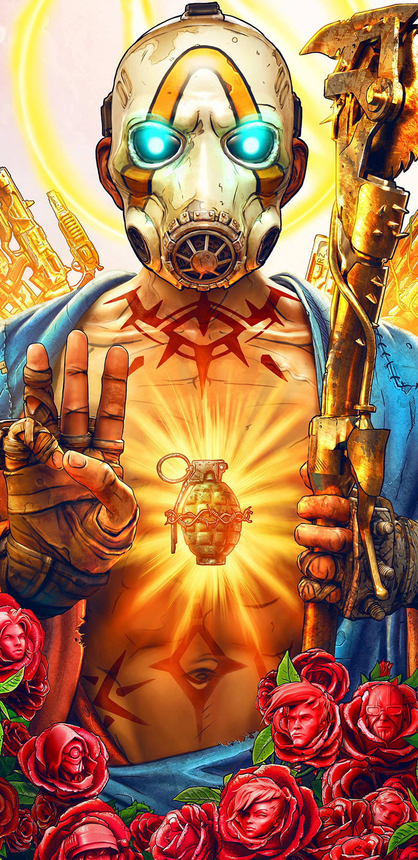 1440x2960  Iphone 7 Borderlands 3 Phone Wallpaper