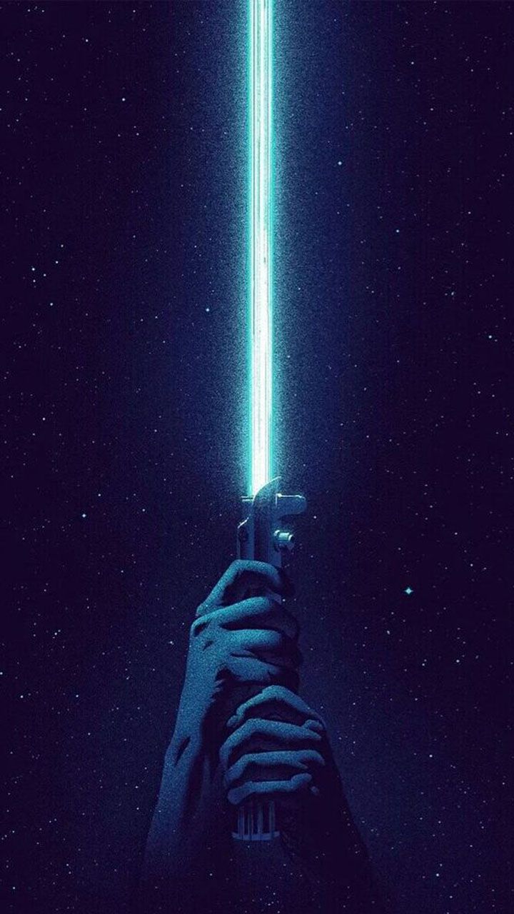 720x1280  Luke Skywalker | Звездные войны обои iphone Звездные войны обои Синий световой меч