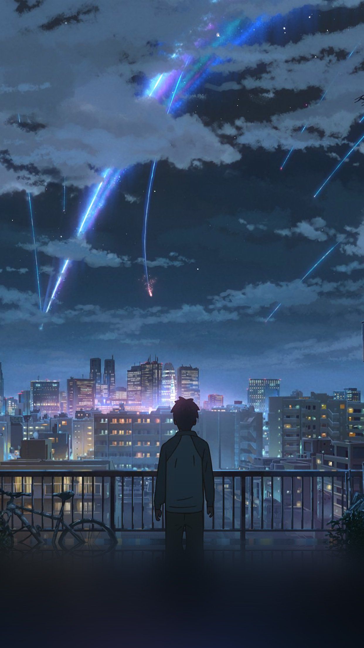 1242x2208   46+] Anime 4k Your Name Wallpapers on WallpaperSafari