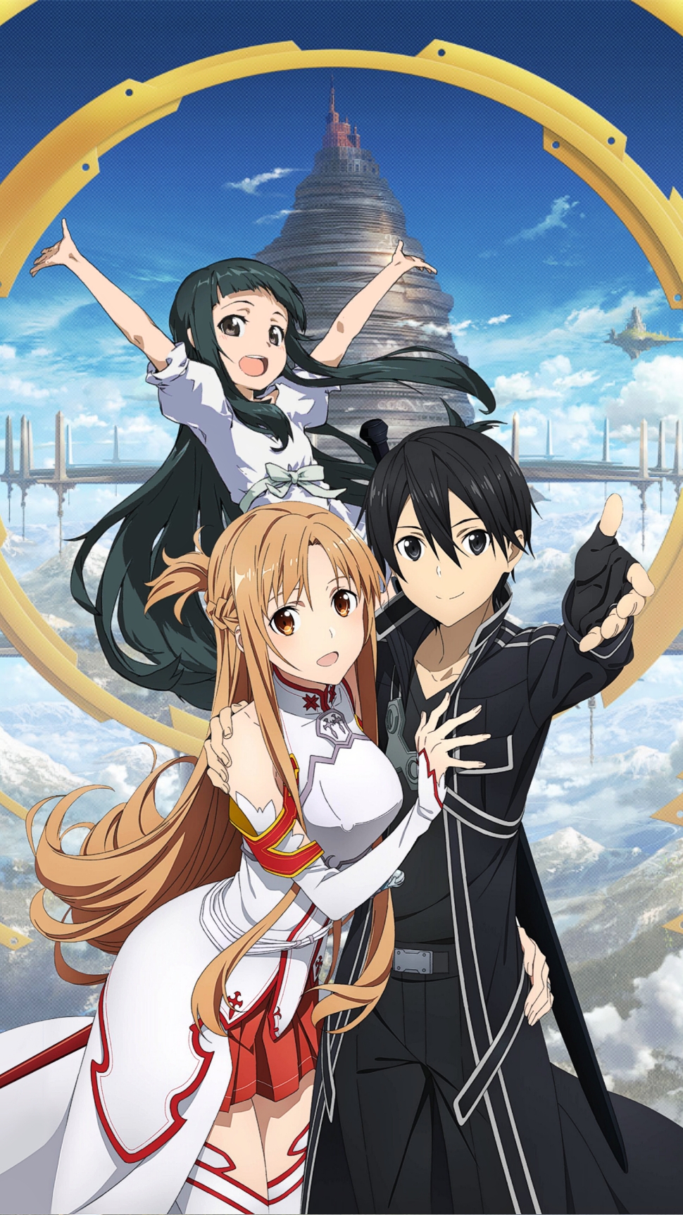 970x1725 SAO Обои для телефона: swordartonline