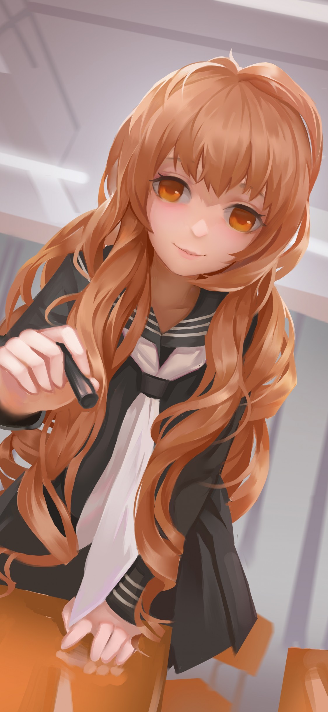 1125x2436   Видел, как кто-то разместил свои обои для телефона. Думал, что поделюсь и своим :): toradora