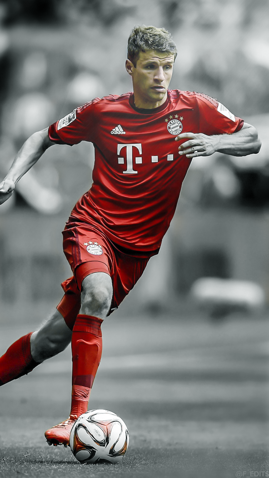 864x1536   Томас Мюллер iPhone 8 HD Обои - iLikeWallpaper