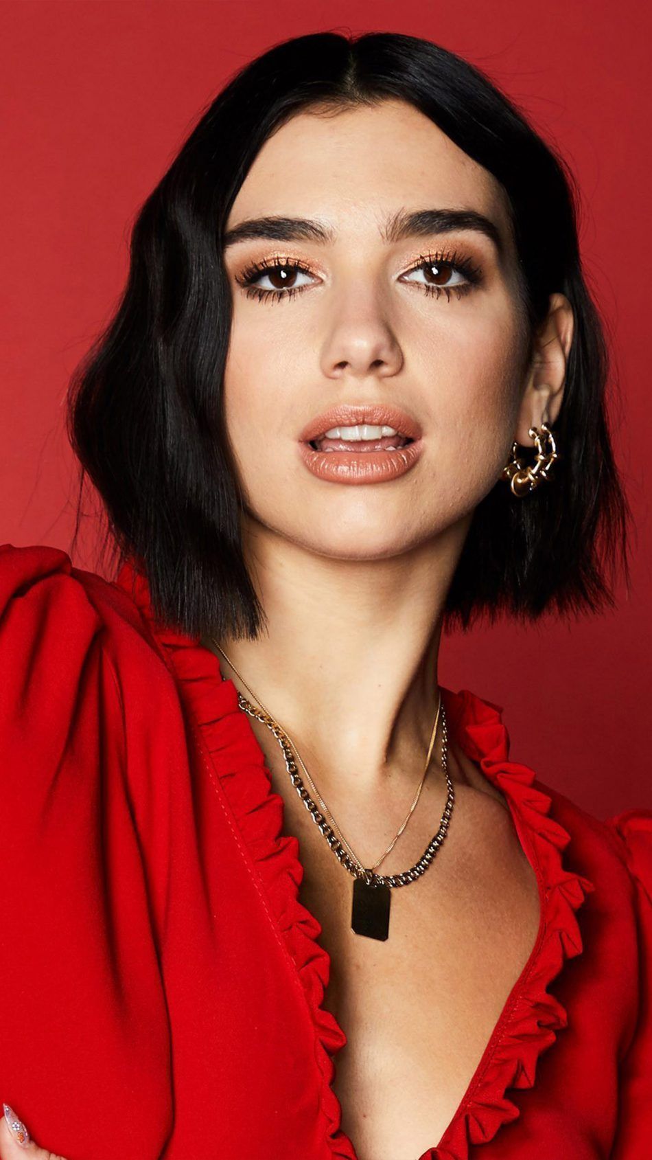950x1689  Dua Lipa в красном платье 2019 4K Ultra HD Mobile Wallpaper | Липа Знаменитости обои Dua