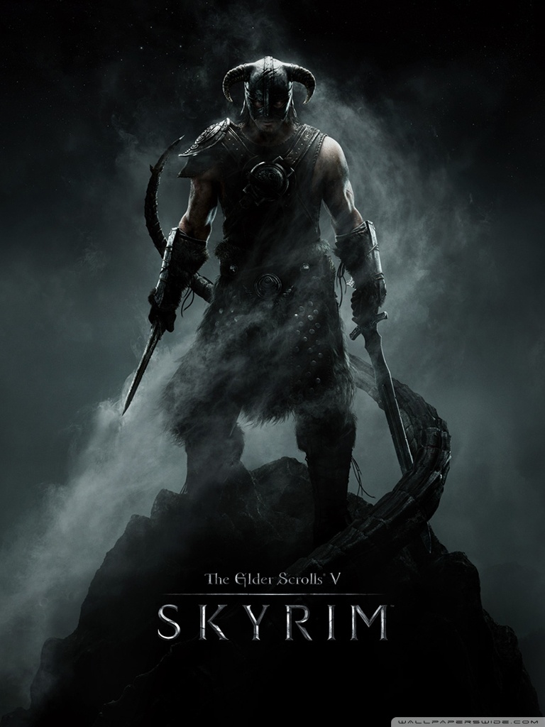 768x1024  » Skyrim Dawnguard Mobile Wallpaper Mobiles Wall Data-src - Skyrim Logo Phone Wallpaper Hd - 2480x3508 Обои - teahub.io «