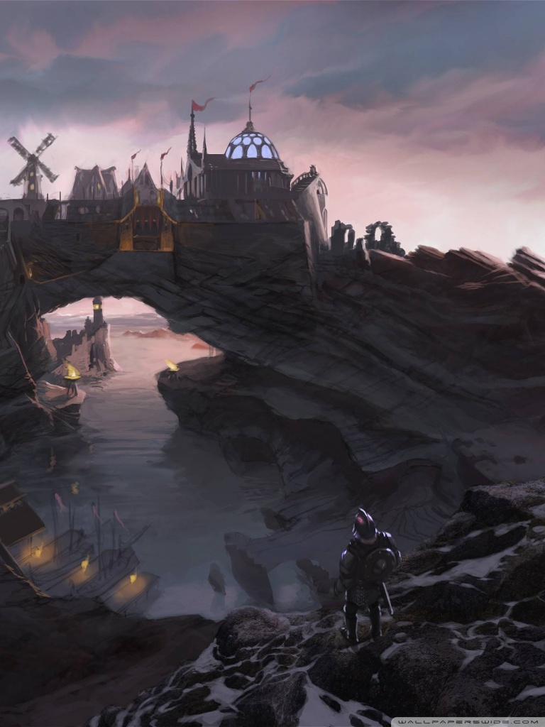 768x1024  » Пейзаж Skyrim Wallpaper Mobile в 2020 году | Skyrim wallpaper 