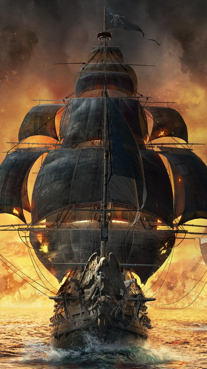 700x1244  Pirate Ship Mobile Wallpaper - 9GAG