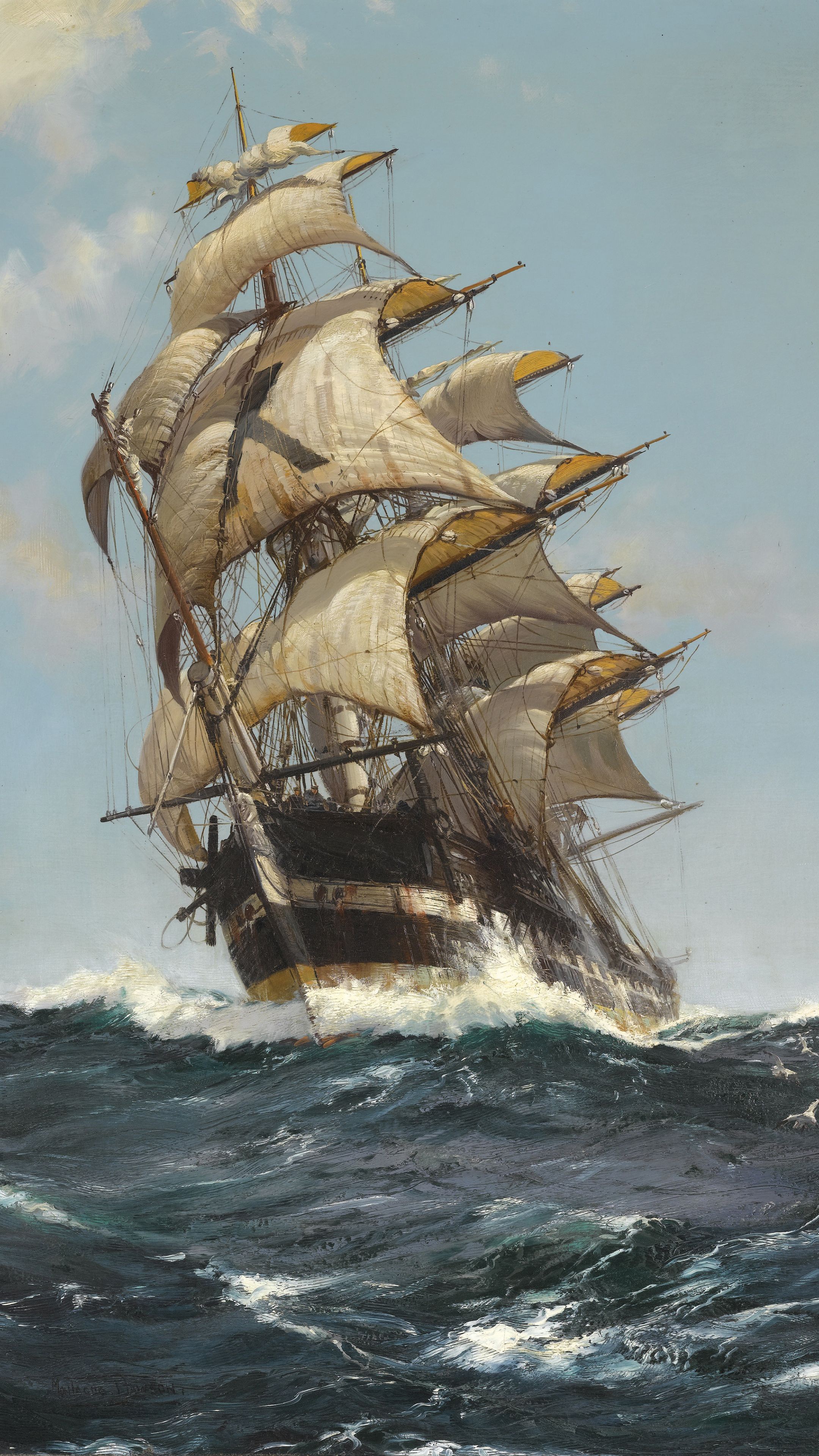 2160x3840  Pirate Sailing Ship Wallpaper (Страница 1) - Line.17QQ.com 