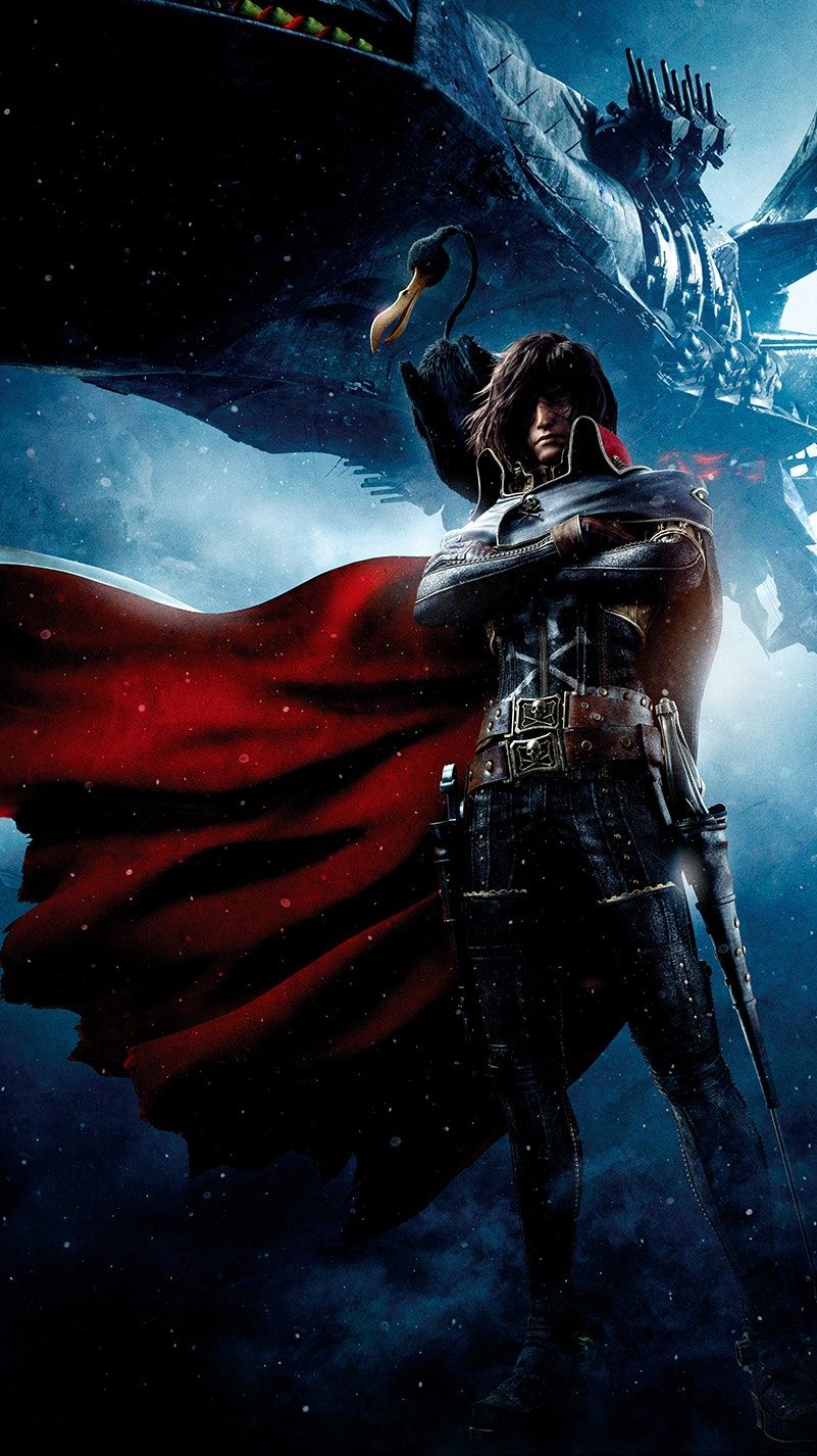 801x1426   Free download Space Pirate Captain Harlock 2013 Phone Wallpaper Fumetti [801x1426] для настольный компьютер Mobile  Tablet | Изучите 45+ обоев Харлока | 