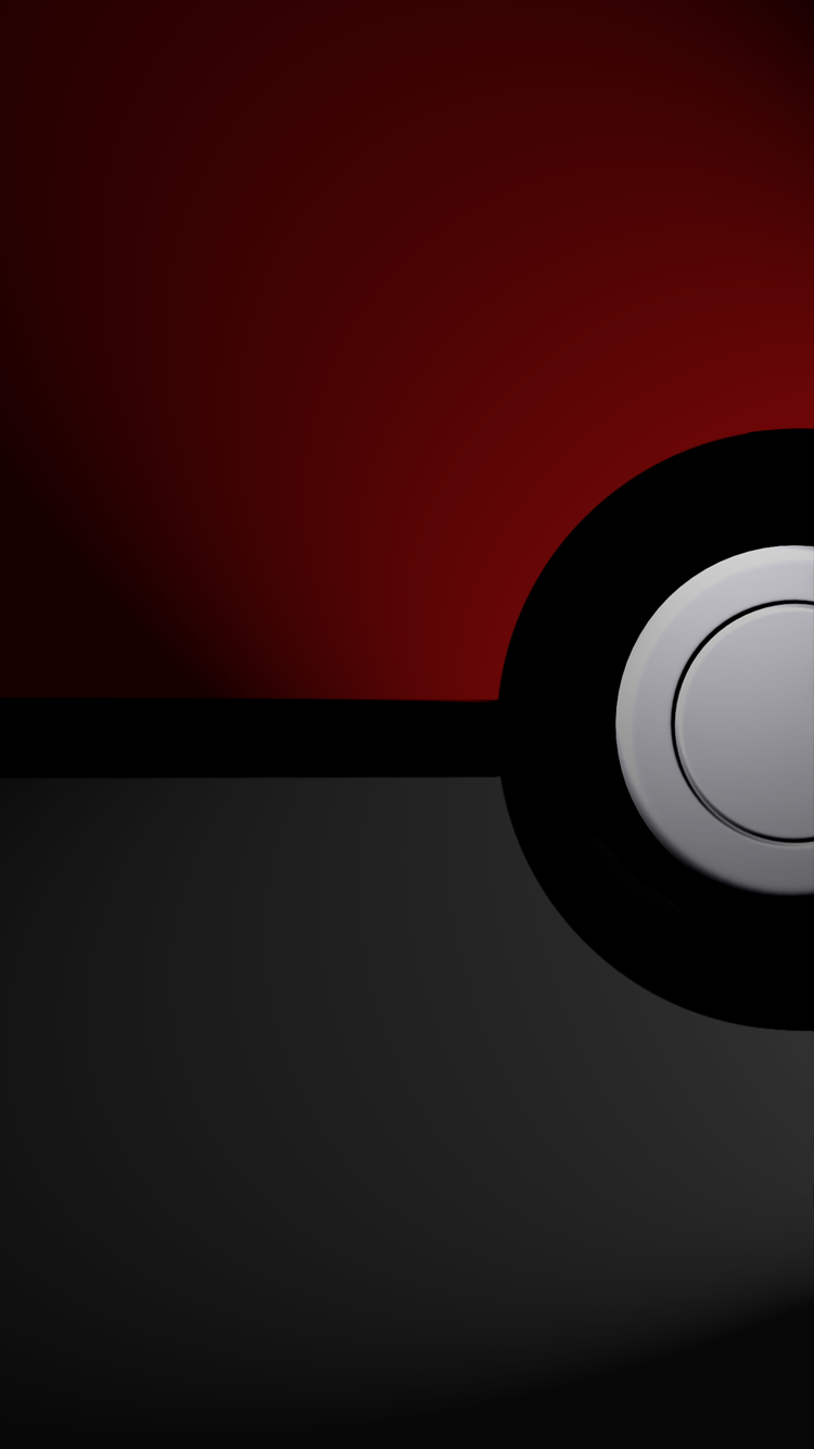 750x1334  Темный покебол iphone обои | Pokeball wallpaper Pikachu wallpaper iphone Обои Pokeball iphone