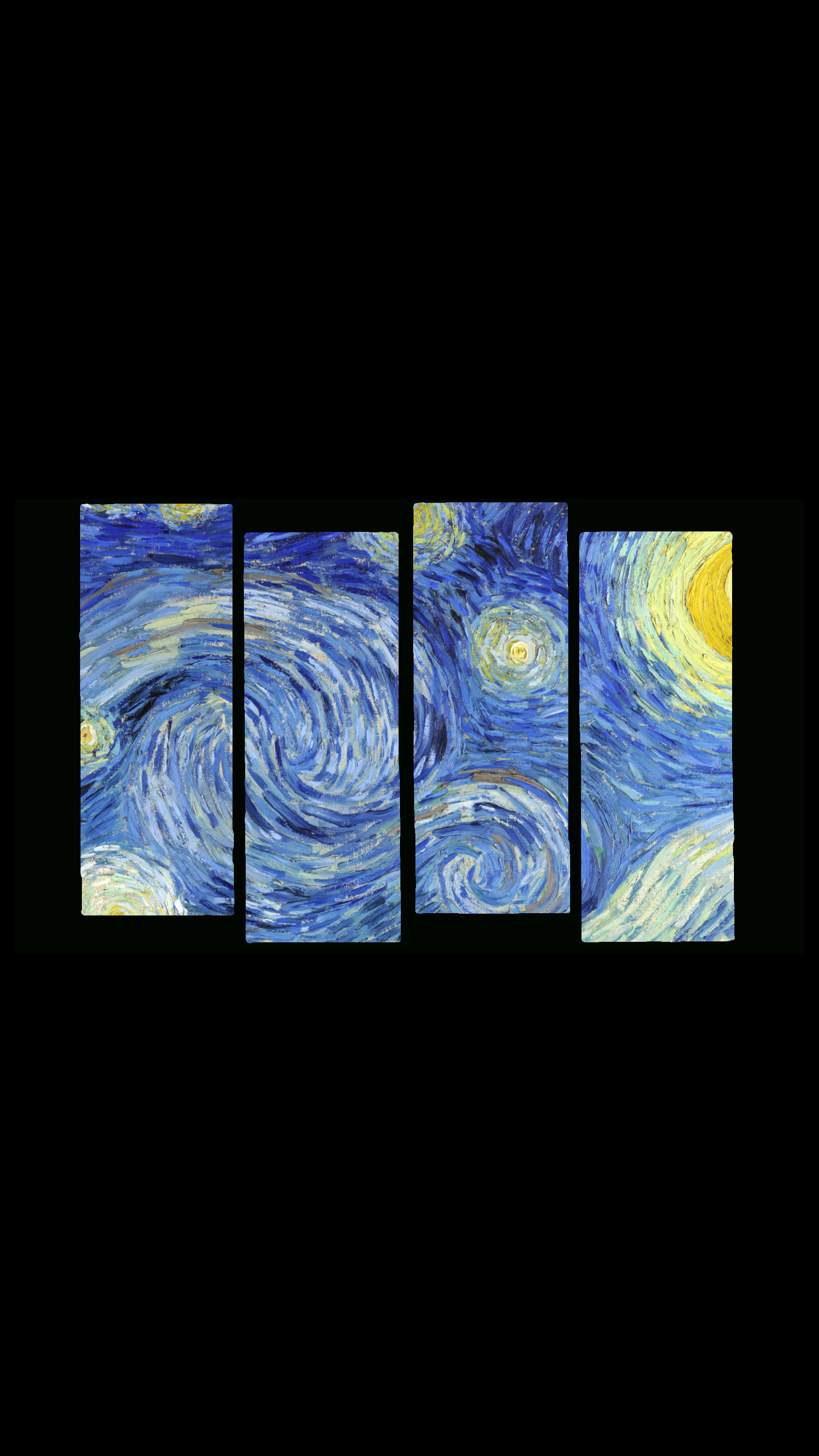 1800x3200   Я сделал обои для телефона с Black Flag и Starry Night, потому что мне стало скучно, и, эй, похоже, все в порядке. : punk