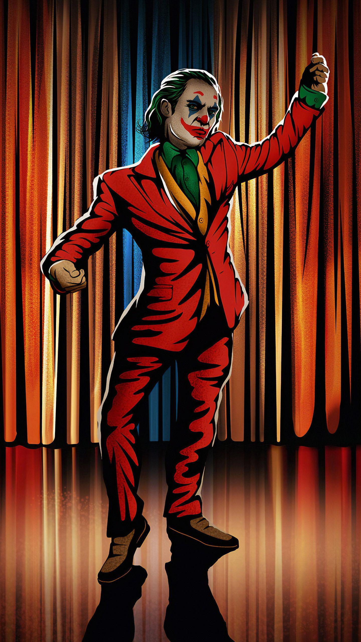 1440x2560   Обои для рабочего стола Joker Dancing - Обои Cave