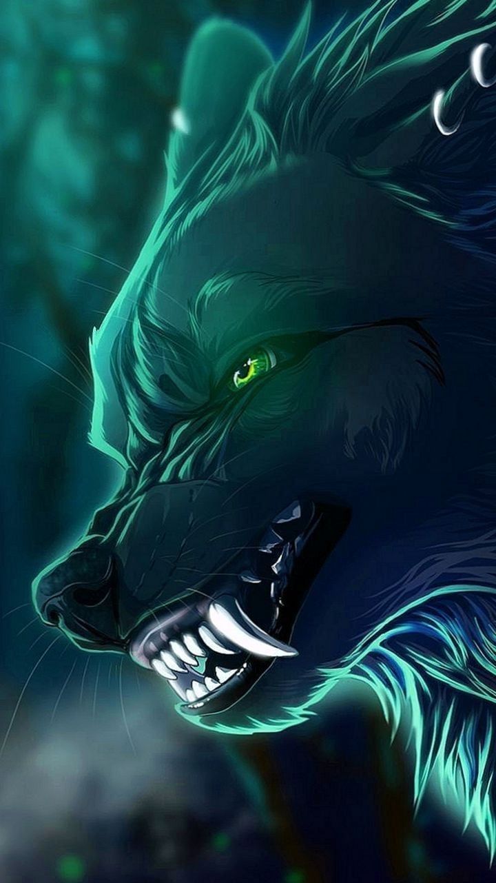 720x1281 Animated Wolf Wallpapers For iPhone - Wolf-wallpapers.pro | Фэнтези волк Аниме рисунок волка Аниме волк 