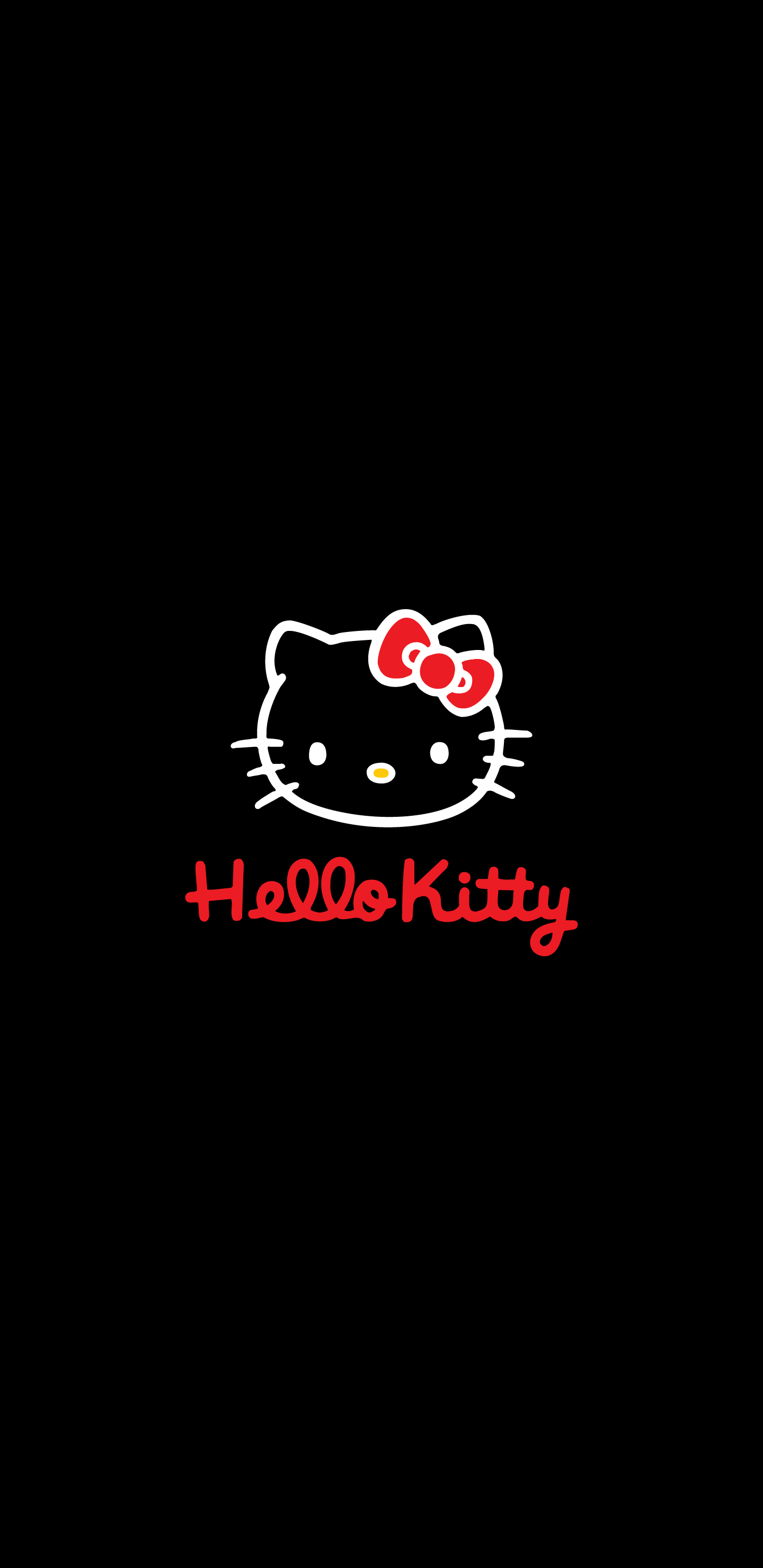 1440x2960 Hello Kitty Phone Wallpaper (Dark) [OC]: HelloKitty