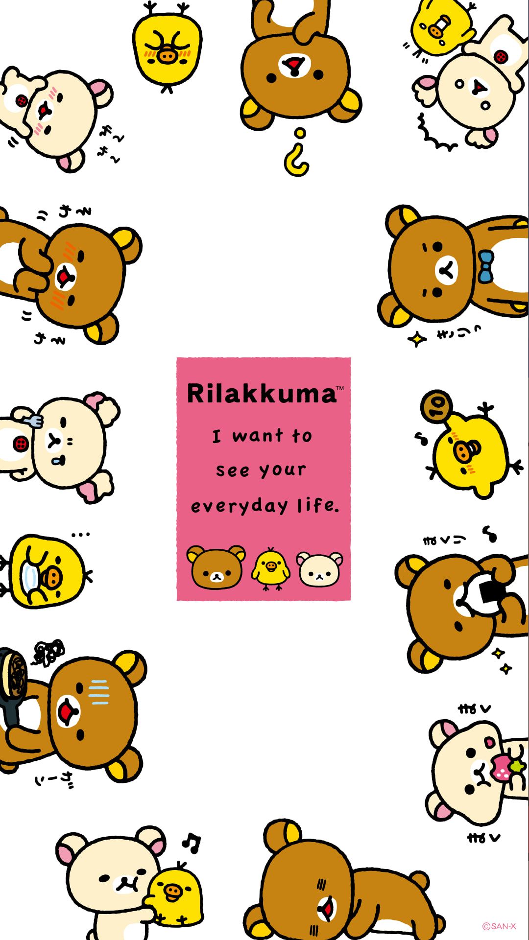 1080x1920  Rilakkuma - Обои 1242x2208 - teahub.io 