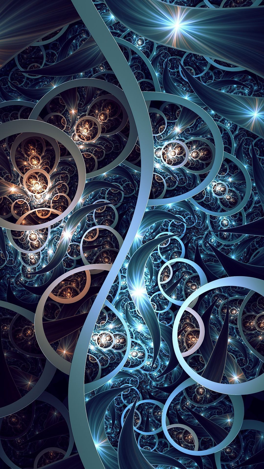 1080x1920  Pin от Мисси Беннетт на телефоне Обои | Обои бумажный телефон Фрактальное искусство Обои