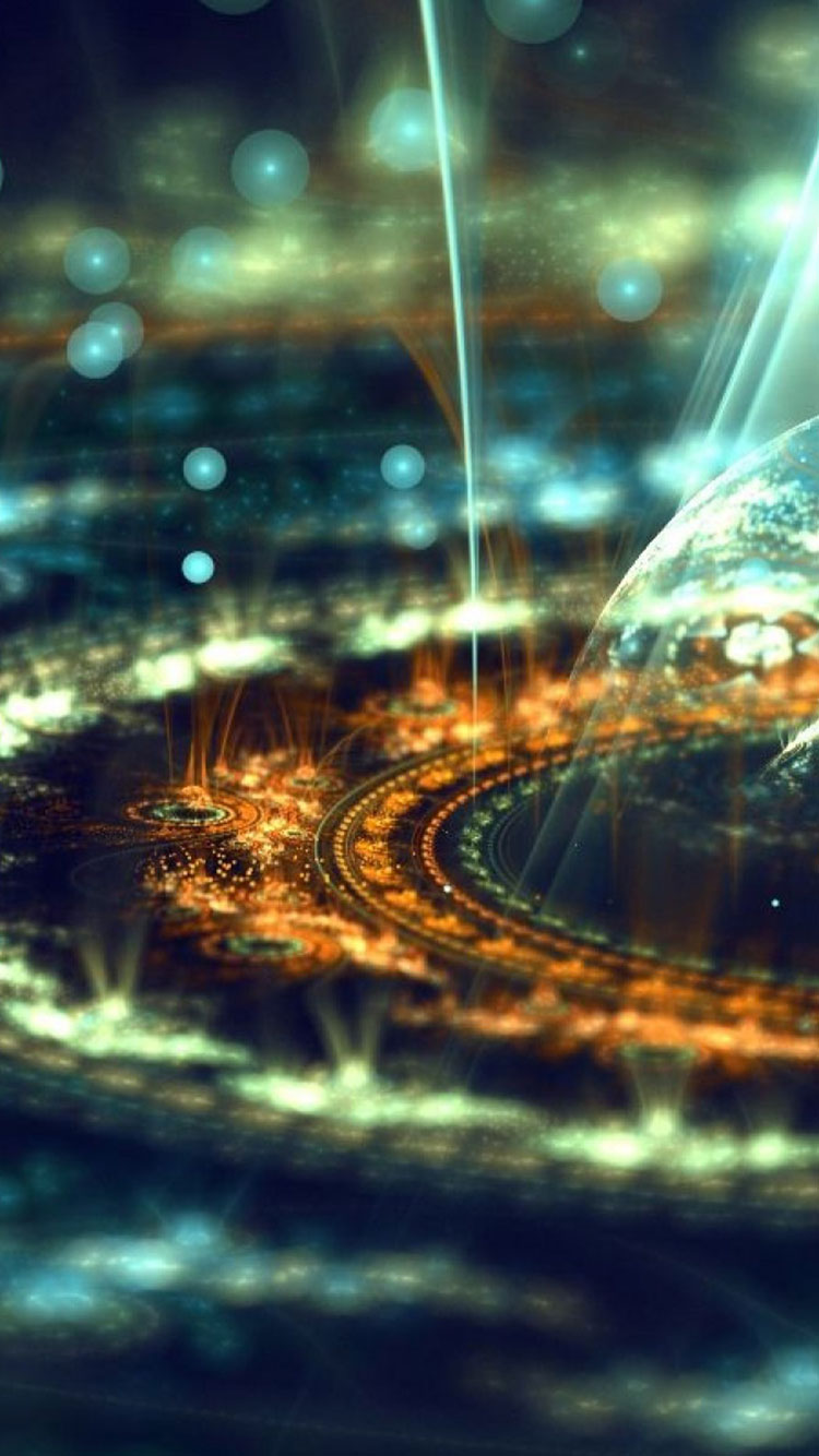 750x1334  50 Фрактальное искусство iPhone Обои