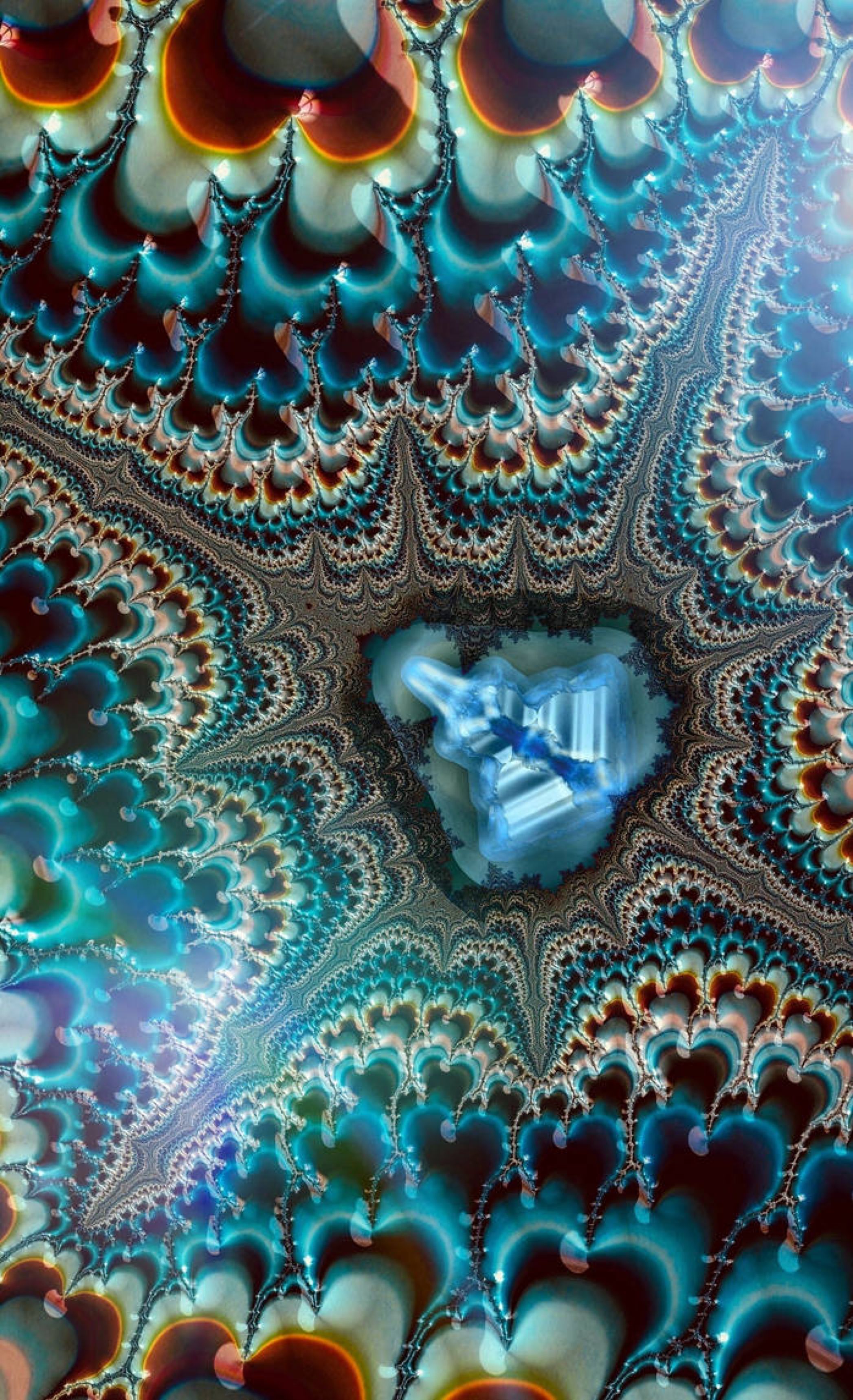 2094x3435   Фрактальная беременность № 01 {от Metafractals на DeviantArt}. #fractalart #digitalart # 3dmandelbrot #mandelbrot # tetr… | Фрактальное искусство Фракталы Психоделический узор