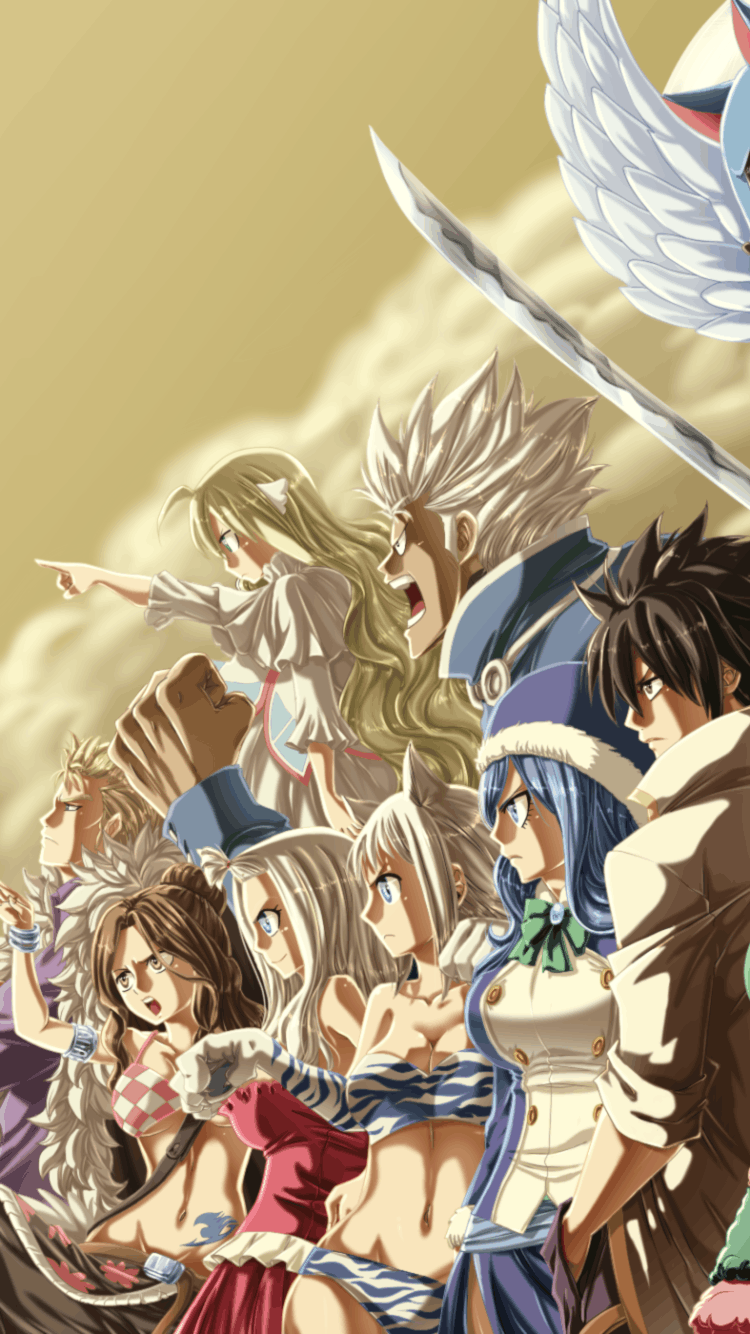 750x1334  Fairy Tail Background Hd