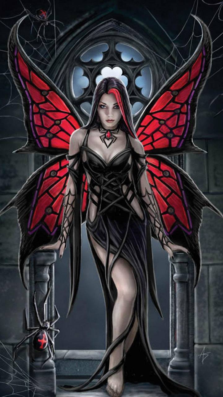 720x1280  Dark Gothic Fairy Wallpaper