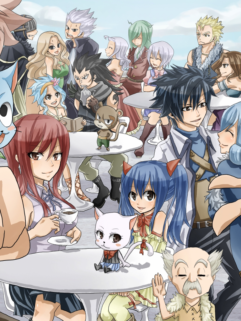 768x1024   Бесплатно скачать Fairy Tail Wallpaper Background HD Wallpaper 3634 Wallpaper [2400x1600] for your Desktop Mobile u0026 Планшет | Познакомьтесь с 50+ обоями для телефона с Хвостом Феи | Fairy Tail Wallpaper Hd Download Fairy Tail