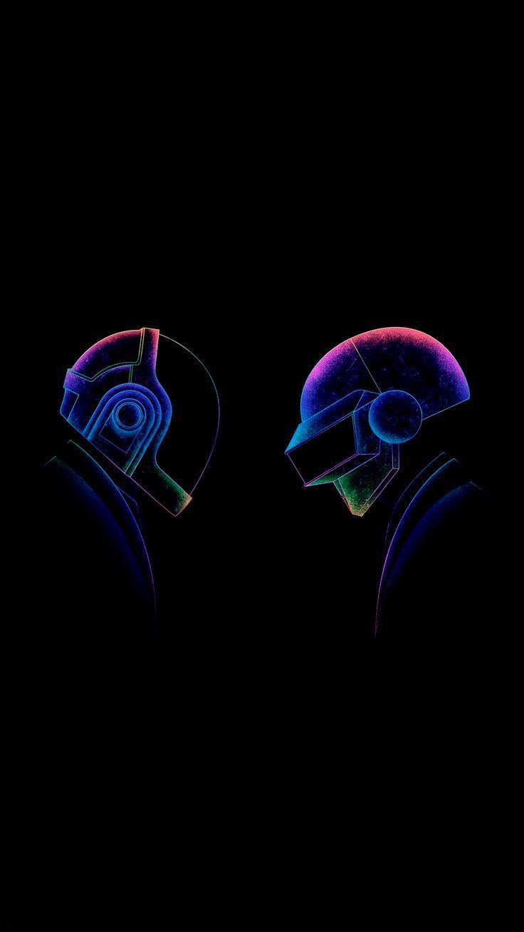 736x1308  Android Wallpaper - Daft Punk (x-post from r / AmoledBackgrounds - Phone Wallpaper | Descargas de fondos de pantalla Fondos de pantalla Fondos de pantalla nike Punk dibujo