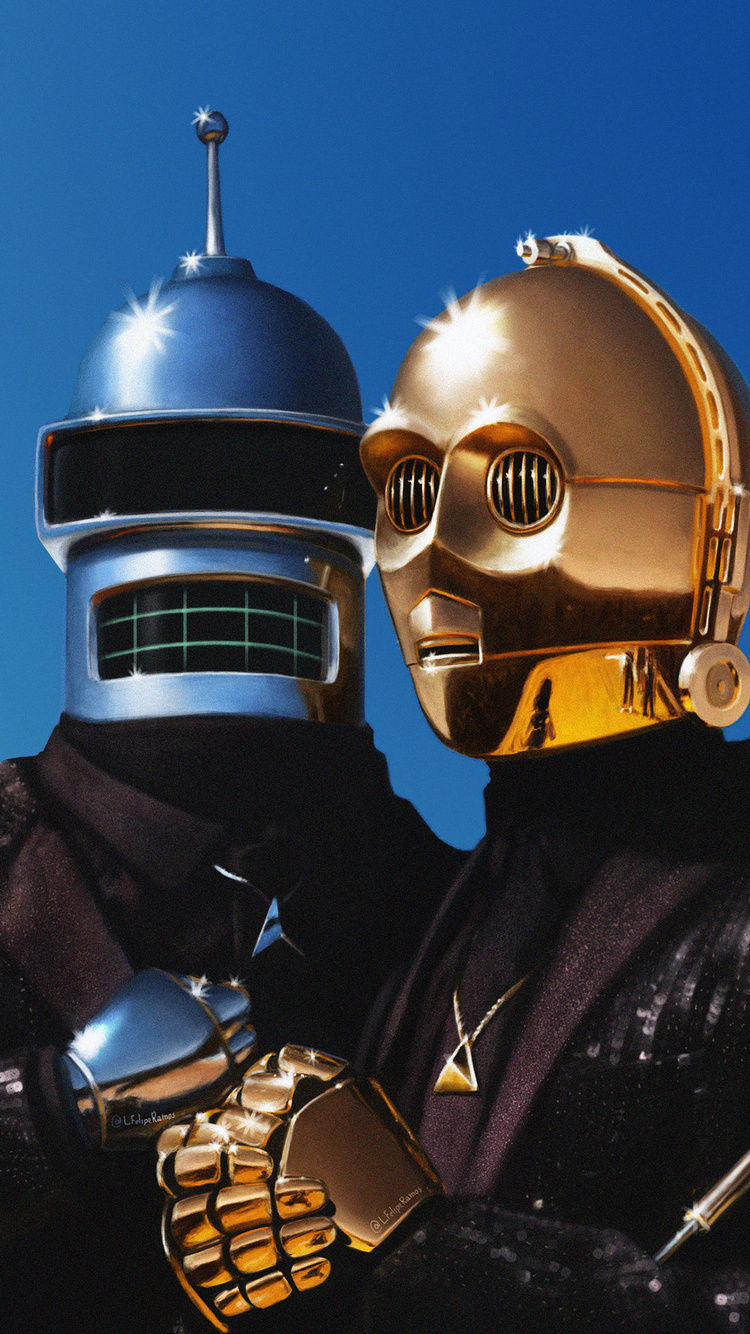 750x1334  Daft Punk wallpaper - Album on Imgur