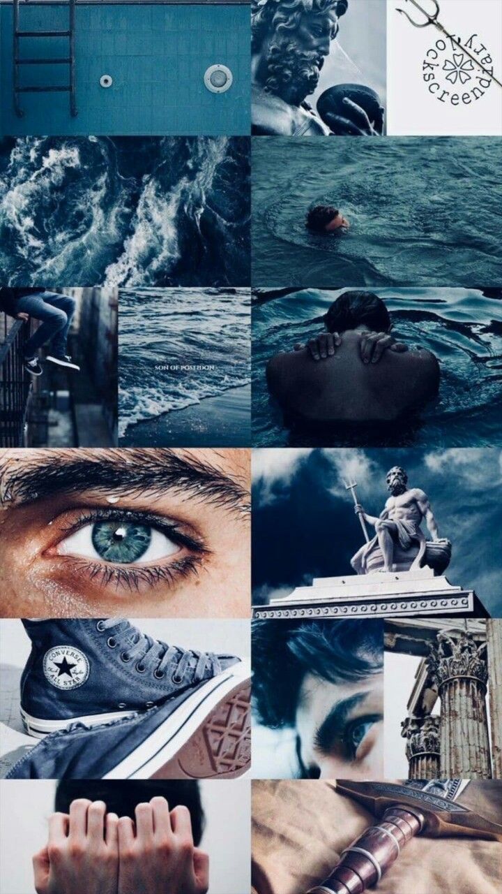 720x1280  Pin от Monique на тему эстетика | Обои Перси Джексон Синие эстетические Синие обои 