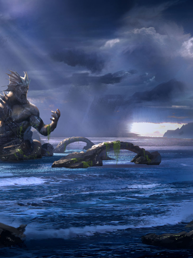 768x1024   Скачать бесплатно HD обои God of War Ascension Poseidon [1920x1080] для рабочего стола Мобильный  планшет | Исследуйте 67+ God Of War HD обои | Wallpaper Of God Of War