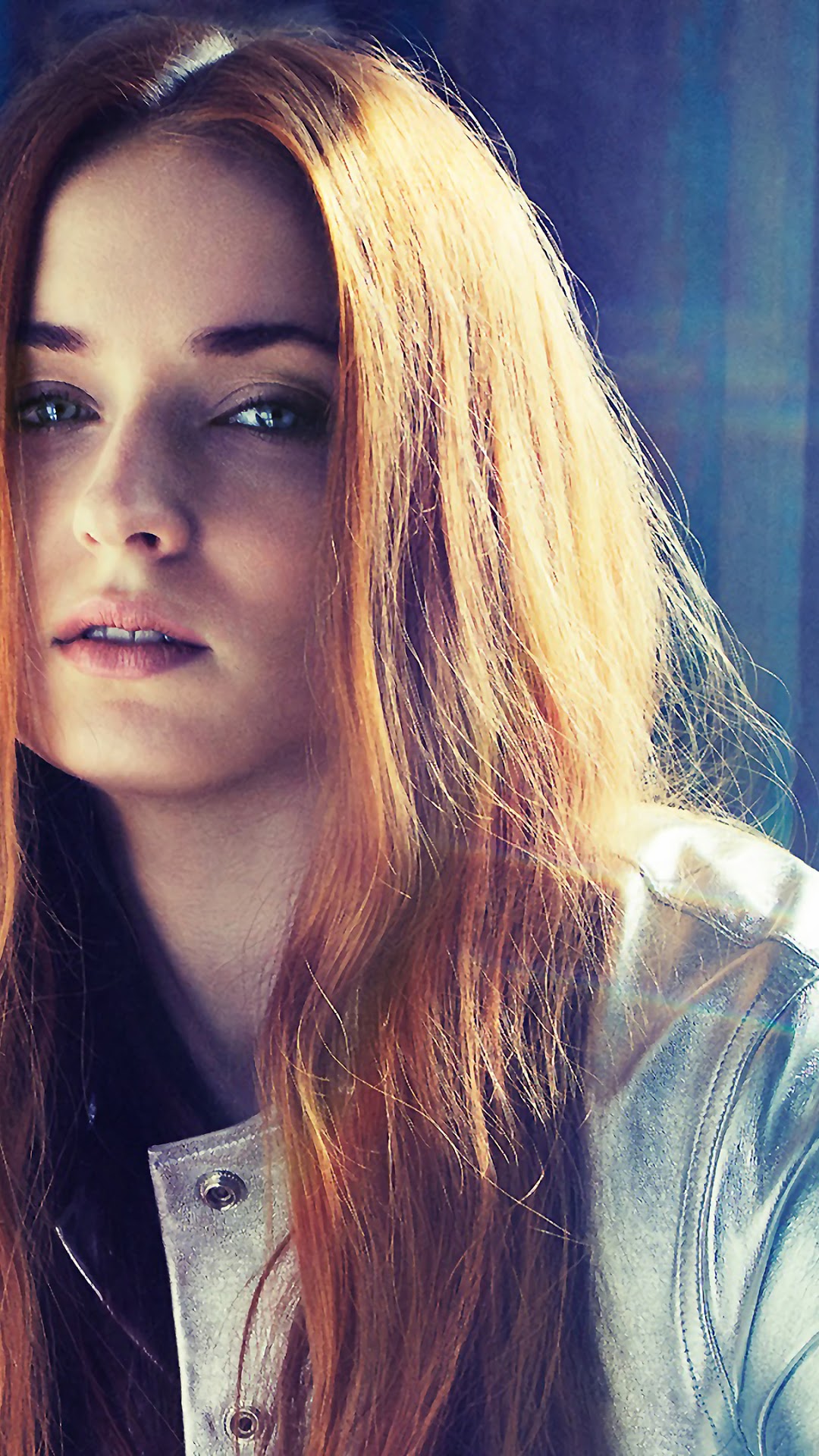 1080x1920  Sophie Turner Redhead Girl 4K Wallpaper # 210 