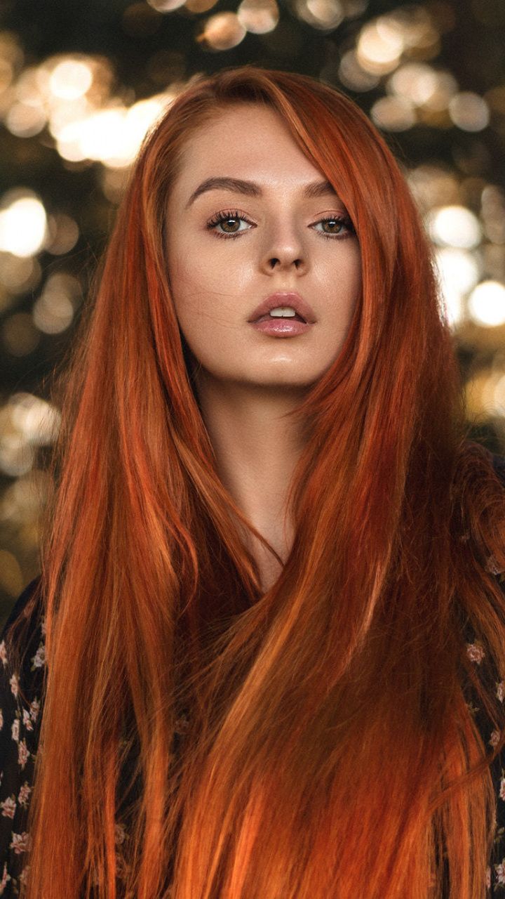 720x1280   длинные волосы девушка модель открытый рыжая голова 720x1280 обои | Длинные волосы девушка Длинные прически Волосы 