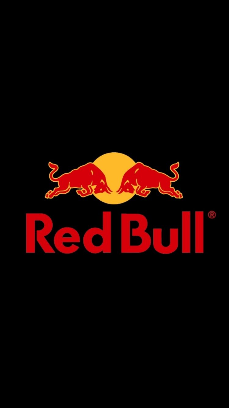 750x1334  Pin от Серго Короткого на красном | Bulls wallpaper Red Bull Желтые обои