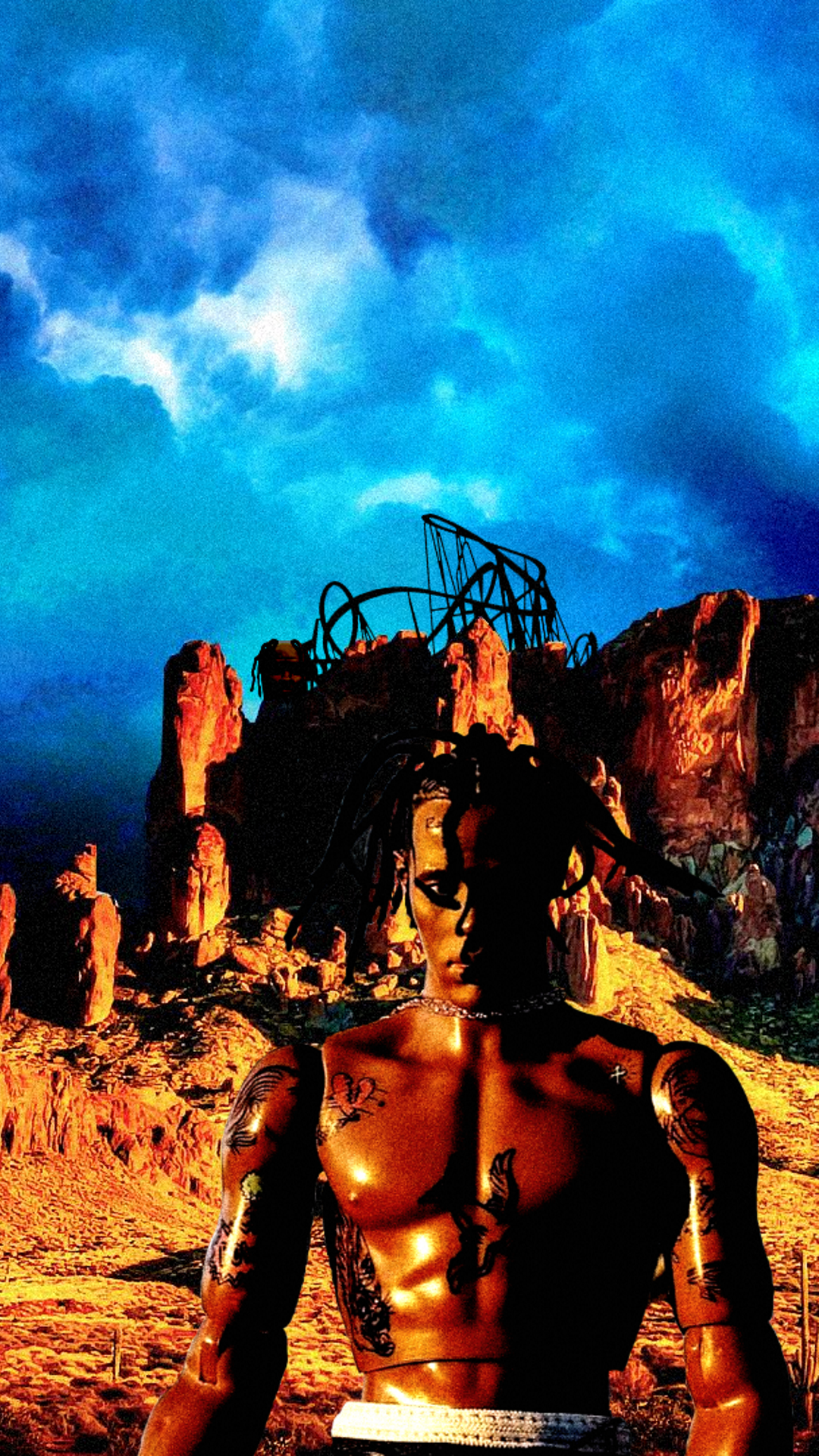 1080x1920   ASTROWORLD / Rodeo mobile \ обои для рабочего стола (см. комментарии к другим версиям): travisscott