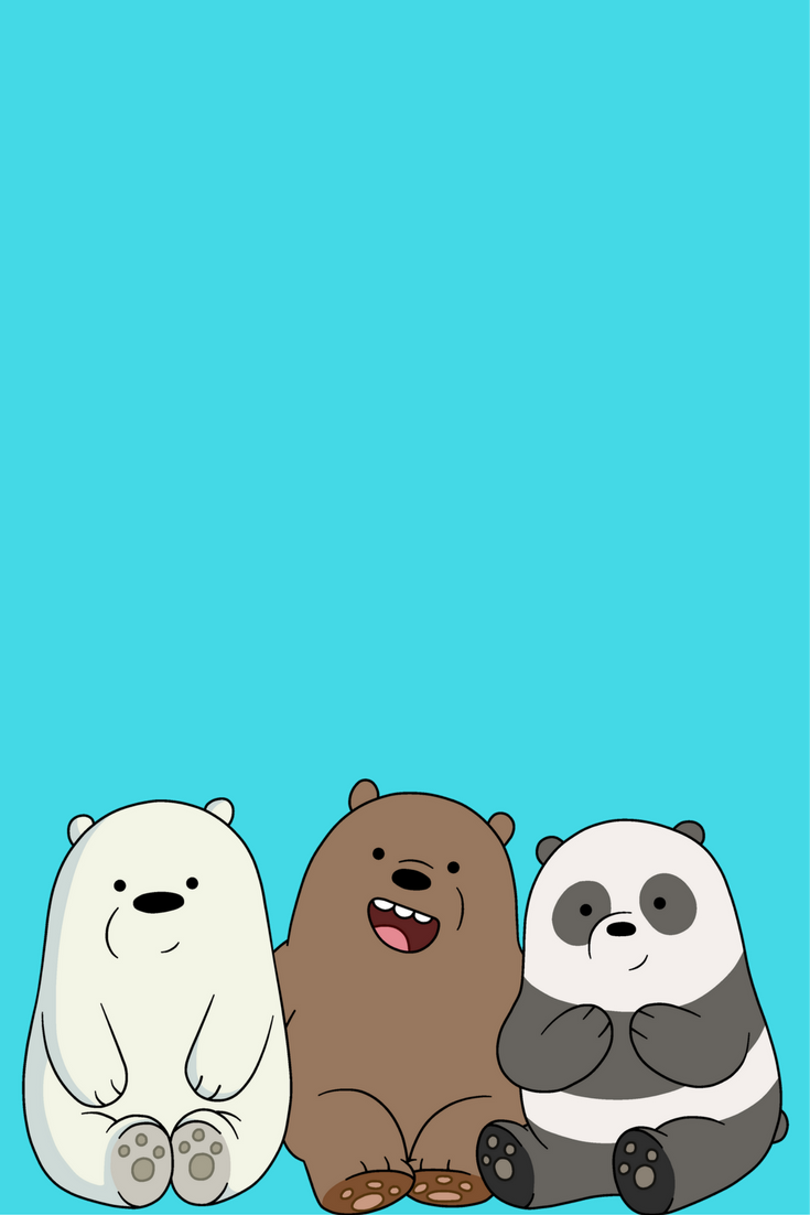 735x1102  3 Bears Cartoon Wallpaper