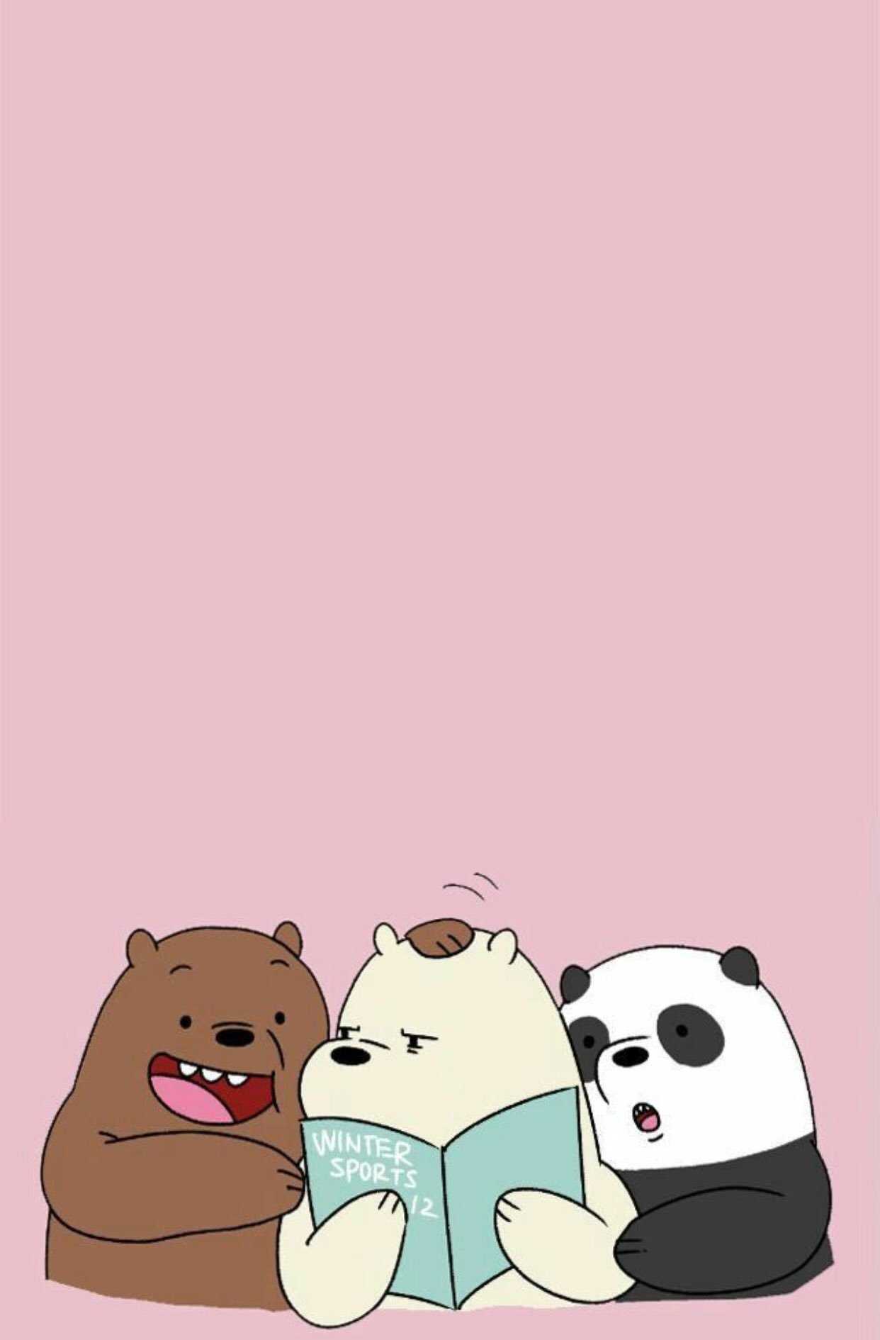 1242x1890  Ice Bear We Bare Bears Wallpaper For Laptop - Novocom.top 