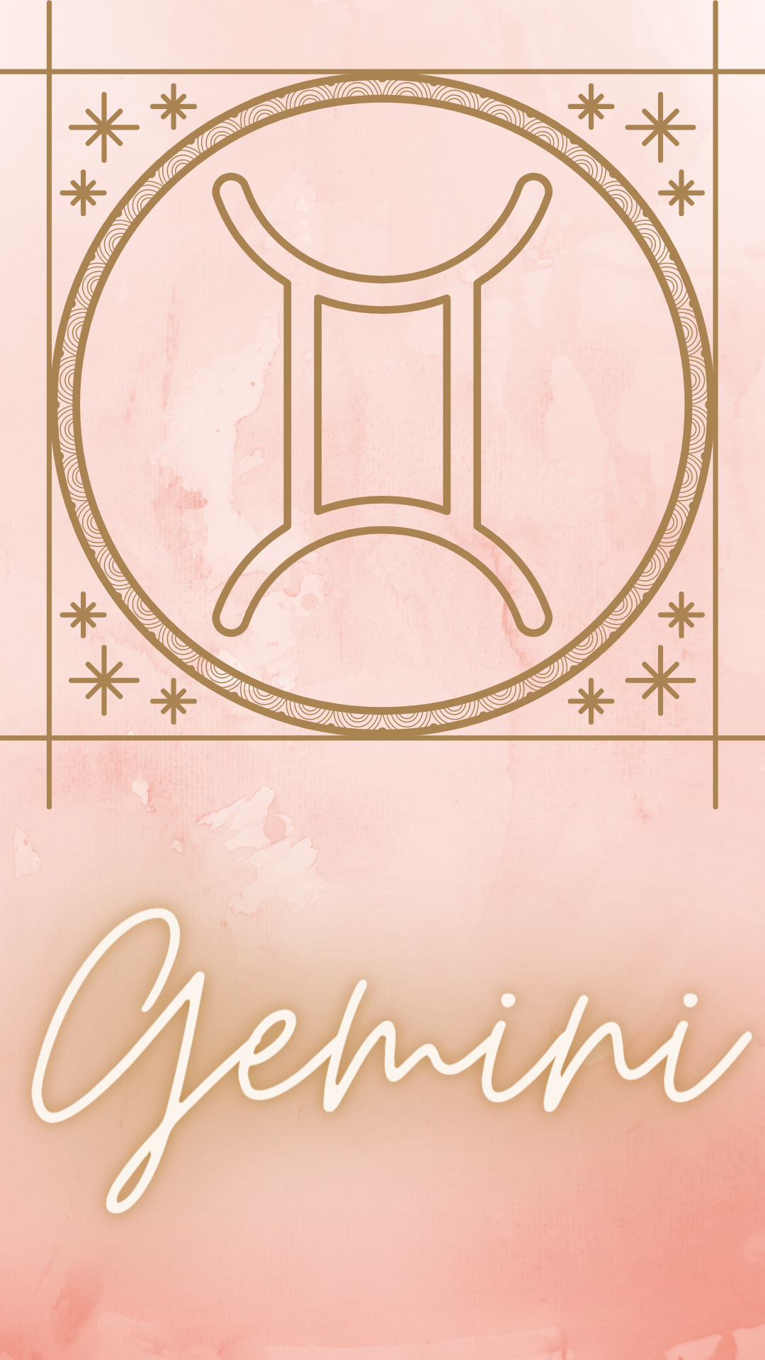 1080x1920  Gemini Zodiac Phone Wallpaper / Background