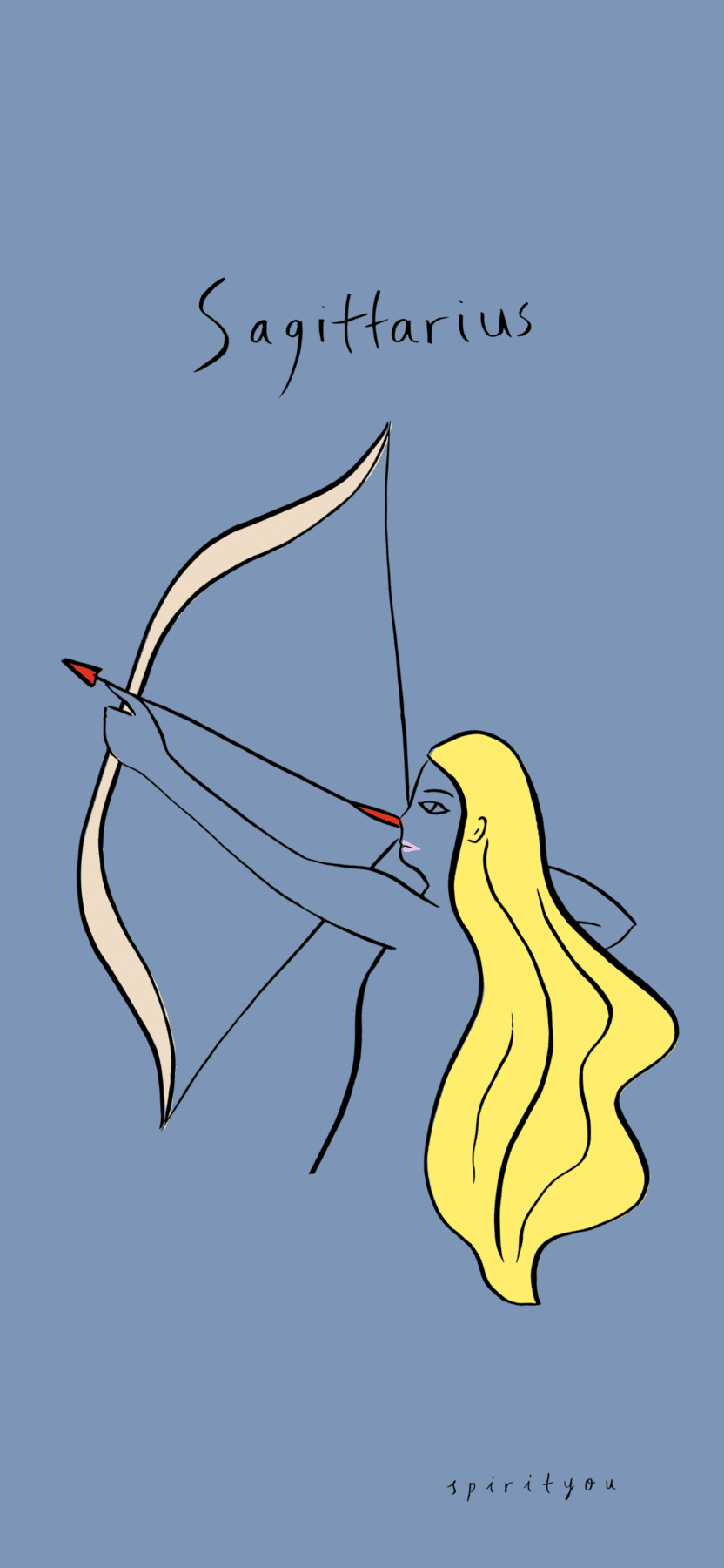 832x1800   БЕСПЛАТНЫЕ ОБОИ ДЛЯ НАСТОЛЬНОГО ТОКА + ТЕЛЕФОН SAGITTARIUS - Spirit You