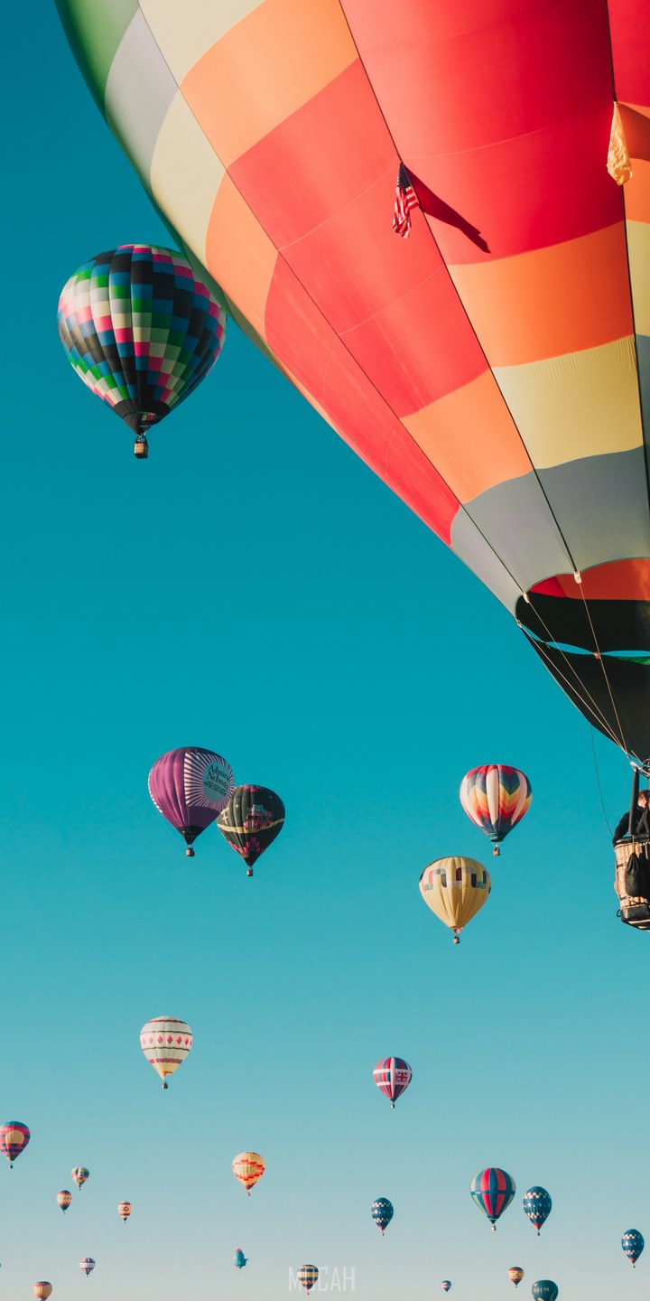 720x1440  278530 Воздушный шар fiesta Oppo A83 hd скачать 720x1440 | Обои для рабочего стола Mocah HD 